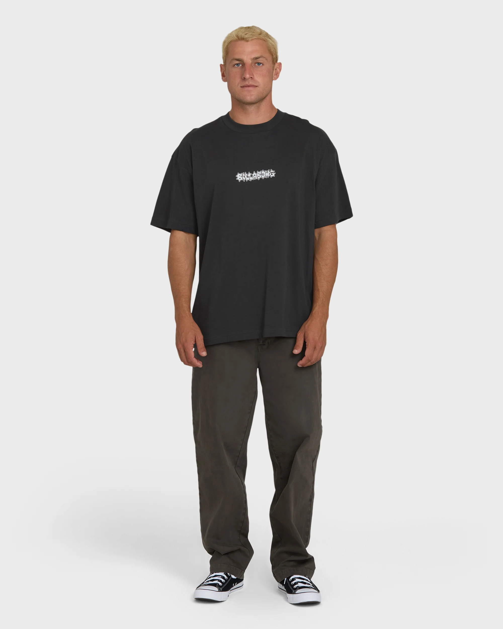 Marrow OG Short Sleeve Knit T-Shirt - Washed Black