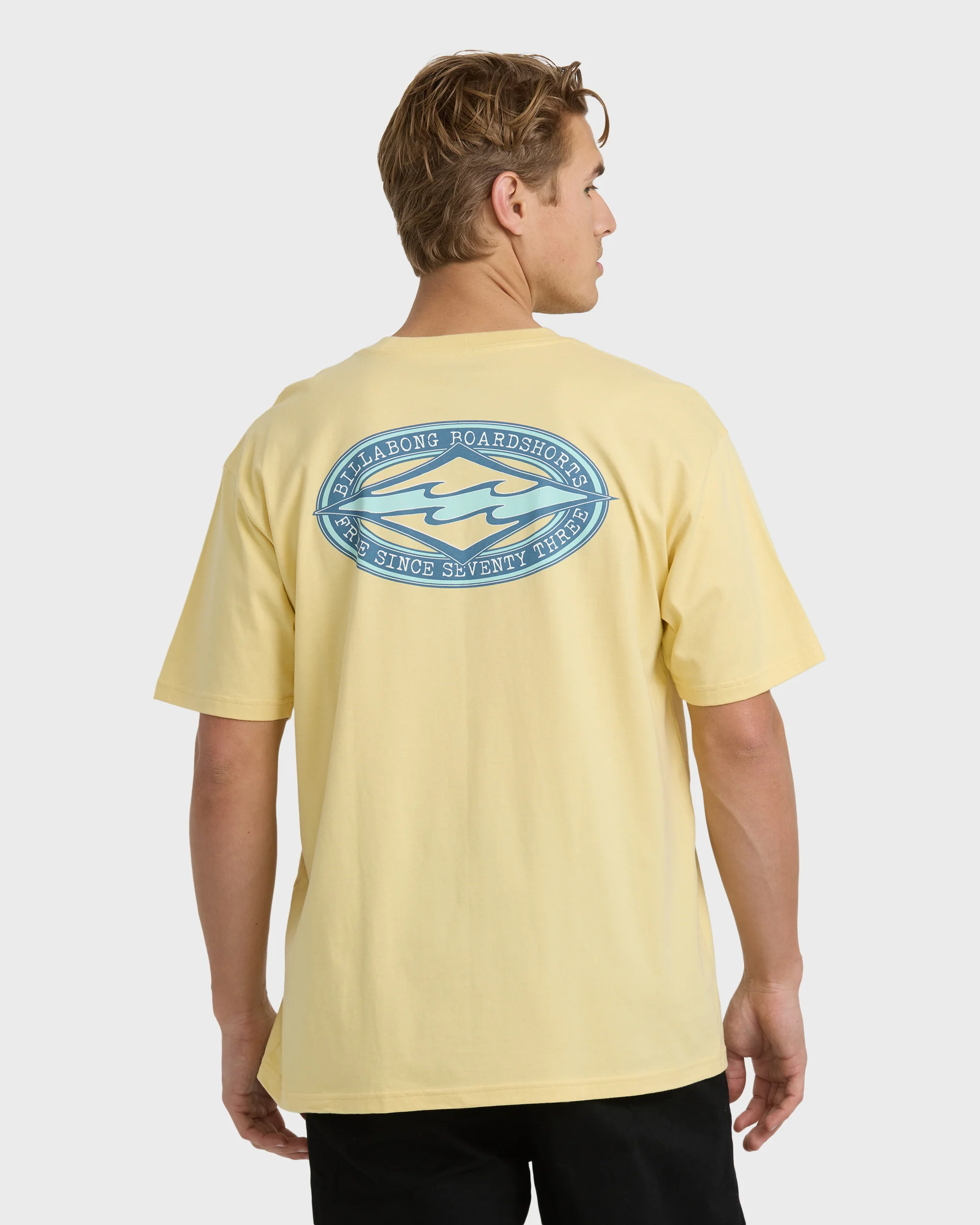 Rotor Diamond Regular Short Sleeve T-Shirt - Golden Yellow