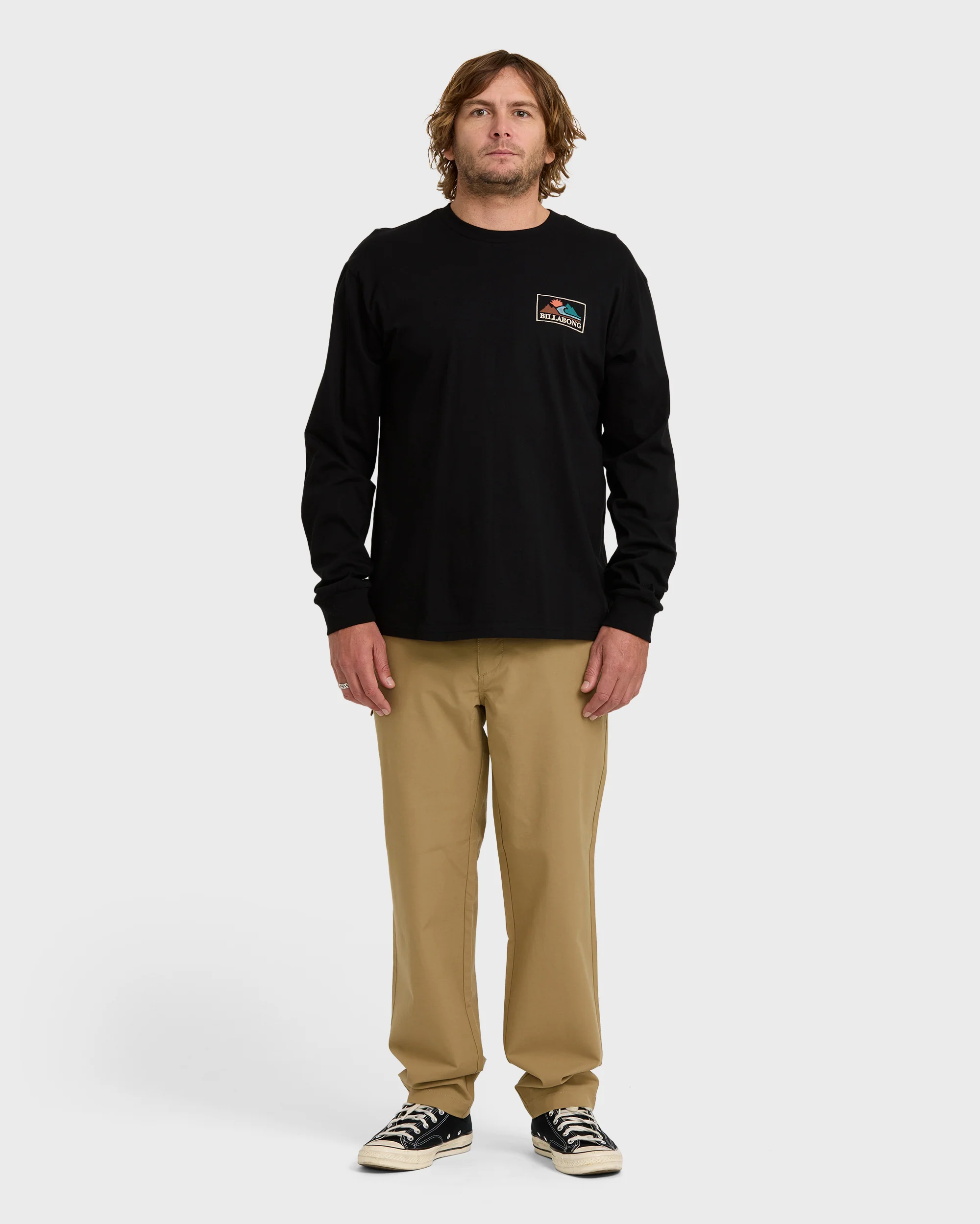 A/Div Range Long Sleeve T-Shirt - Black