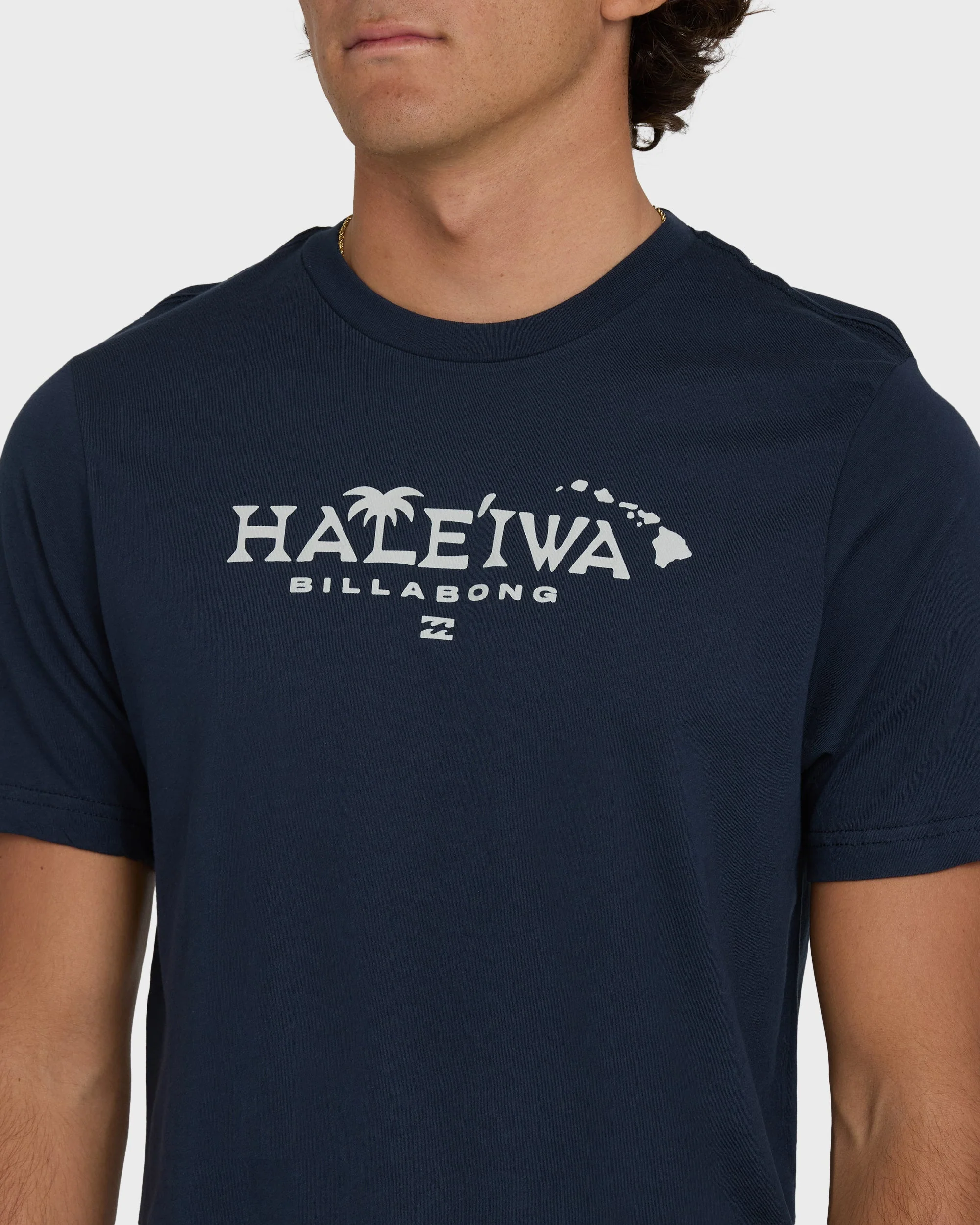 10300-haleiwa-palm-short-sleeve-t-shirt-navy-5.webp Haleiwa Palm Short Sleeve T-Shirt - Navy