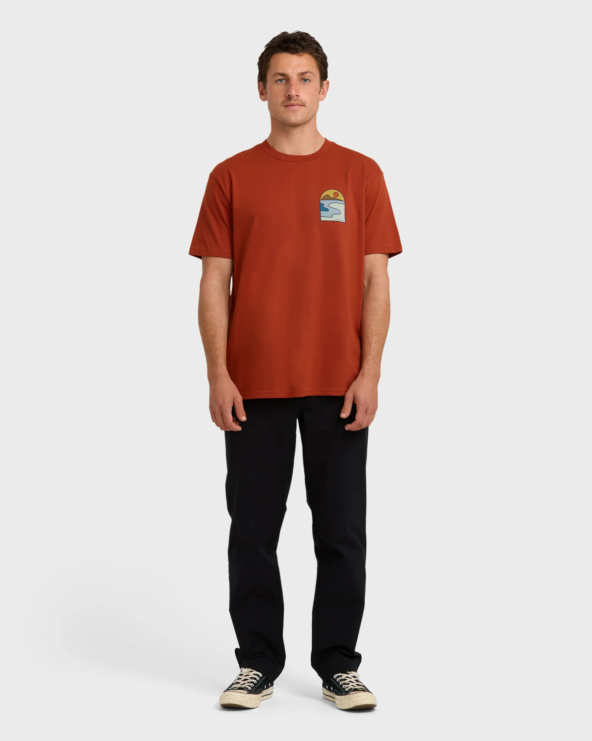 10417-a-div-sundown-short-sleeve-t-shirt-brick-3.webp A/Div Sundown Short Sleeve T-Shirt - Brick