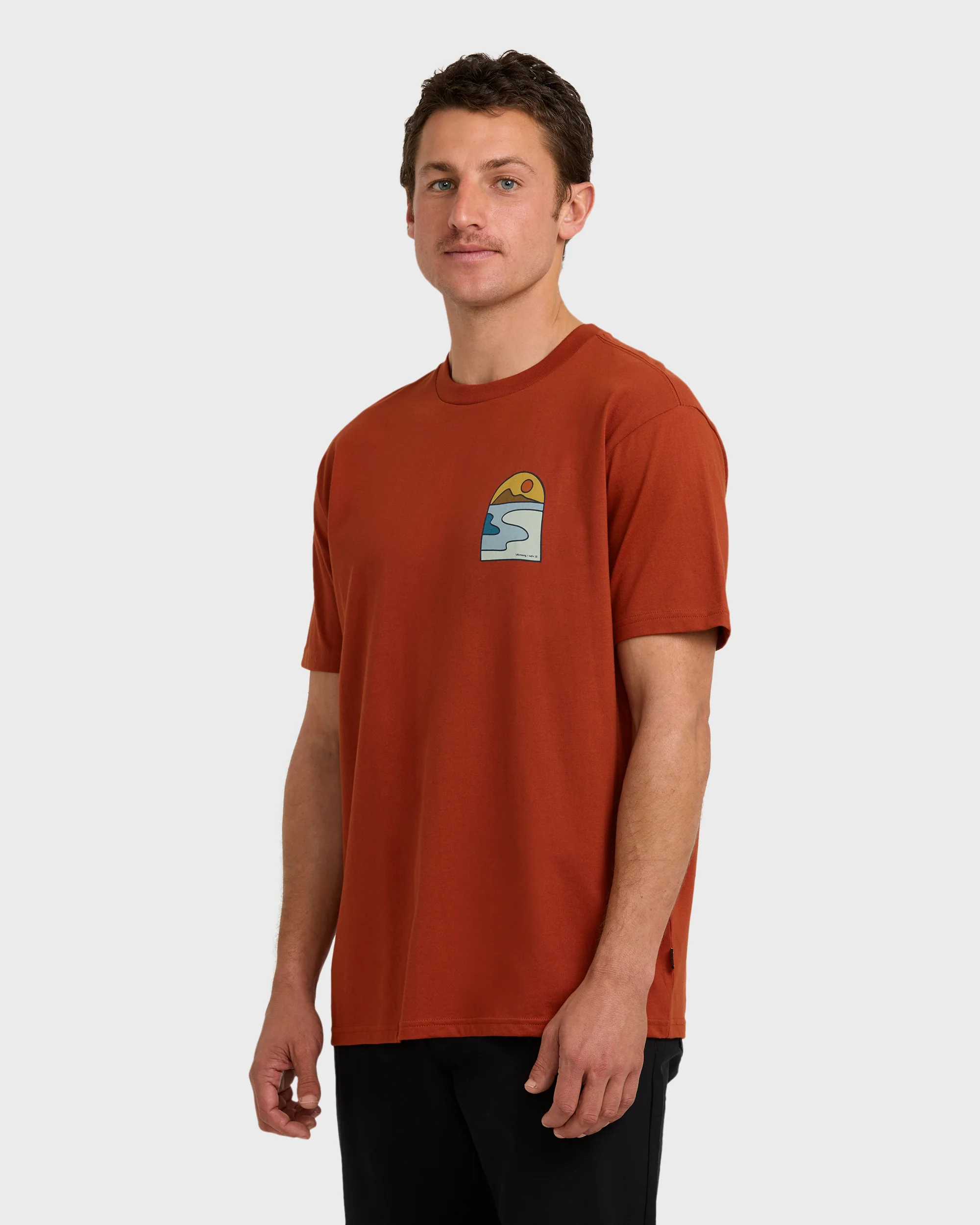10417-a-div-sundown-short-sleeve-t-shirt-brick-4.webp A/Div Sundown Short Sleeve T-Shirt - Brick
