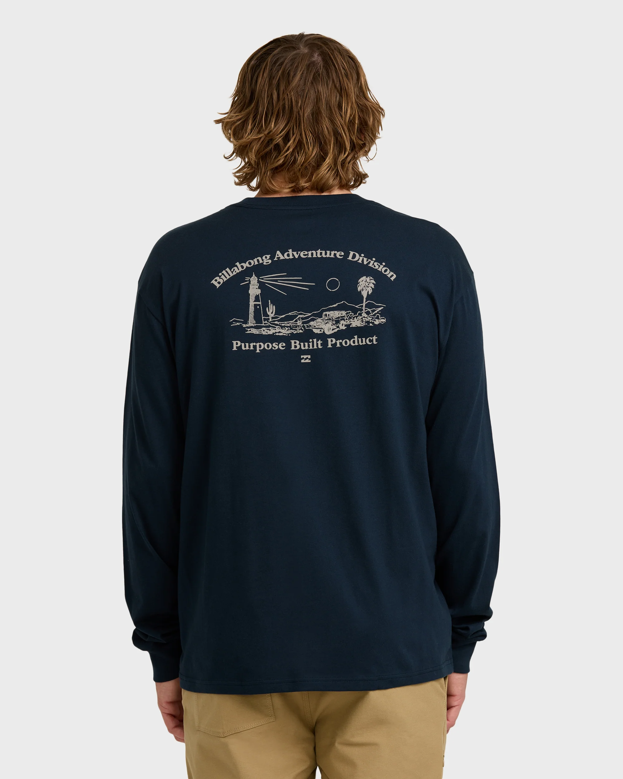 A/Div Scenic Route Long Sleeve T-Shirt - Navy