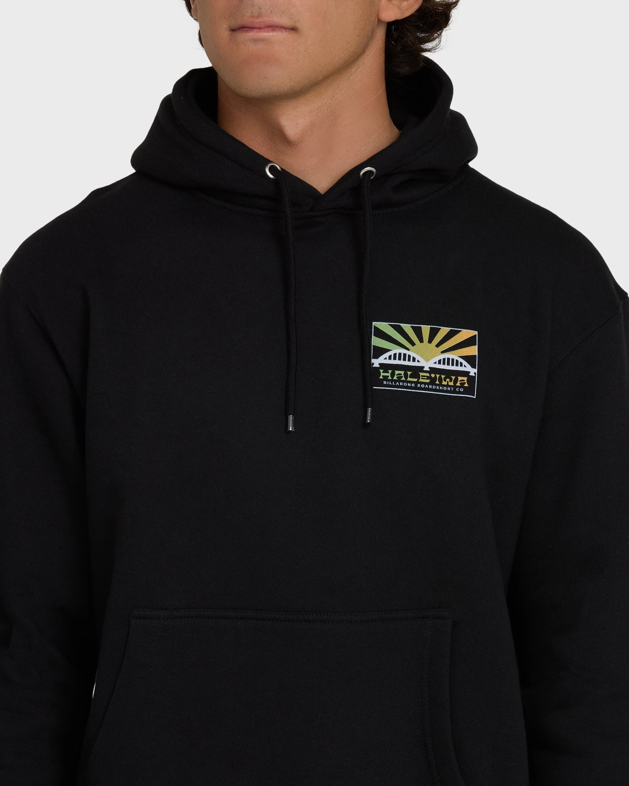 10508-haleiwa-rising-sun-pullover-hoodie-black-5.webp Haleiwa Rising Sun Pullover Hoodie - Black