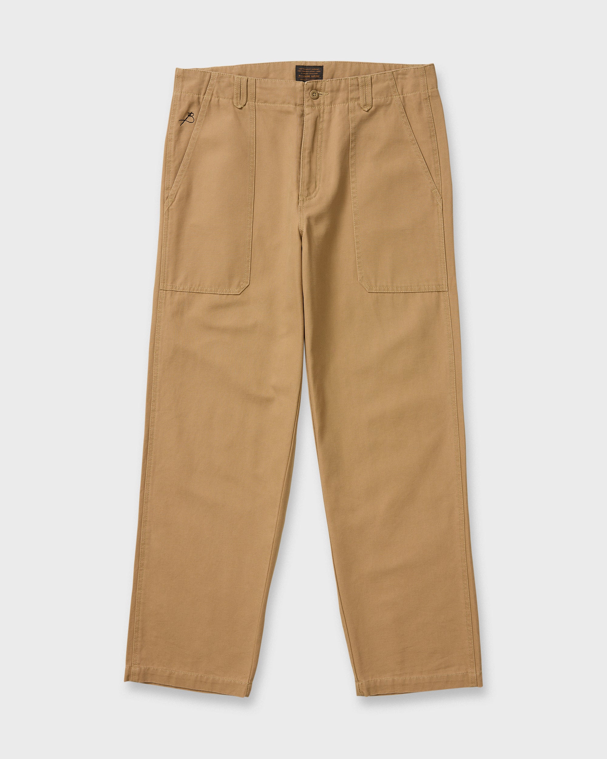 Stamped Garage Patch Pants - Gravel