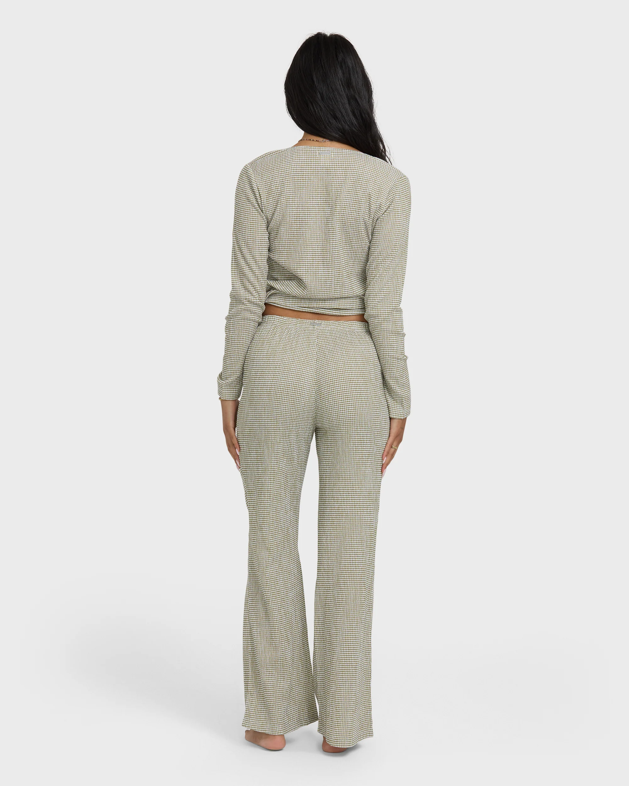 10588-hot-check-knitpants-martini-olive-4.webp Hot Check Knitpants - Martini Olive