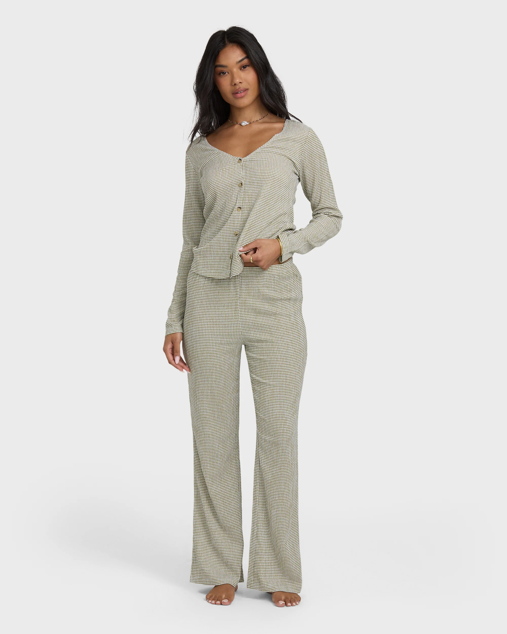 10588-hot-check-knitpants-martini-olive-6.webp Hot Check Knitpants - Martini Olive