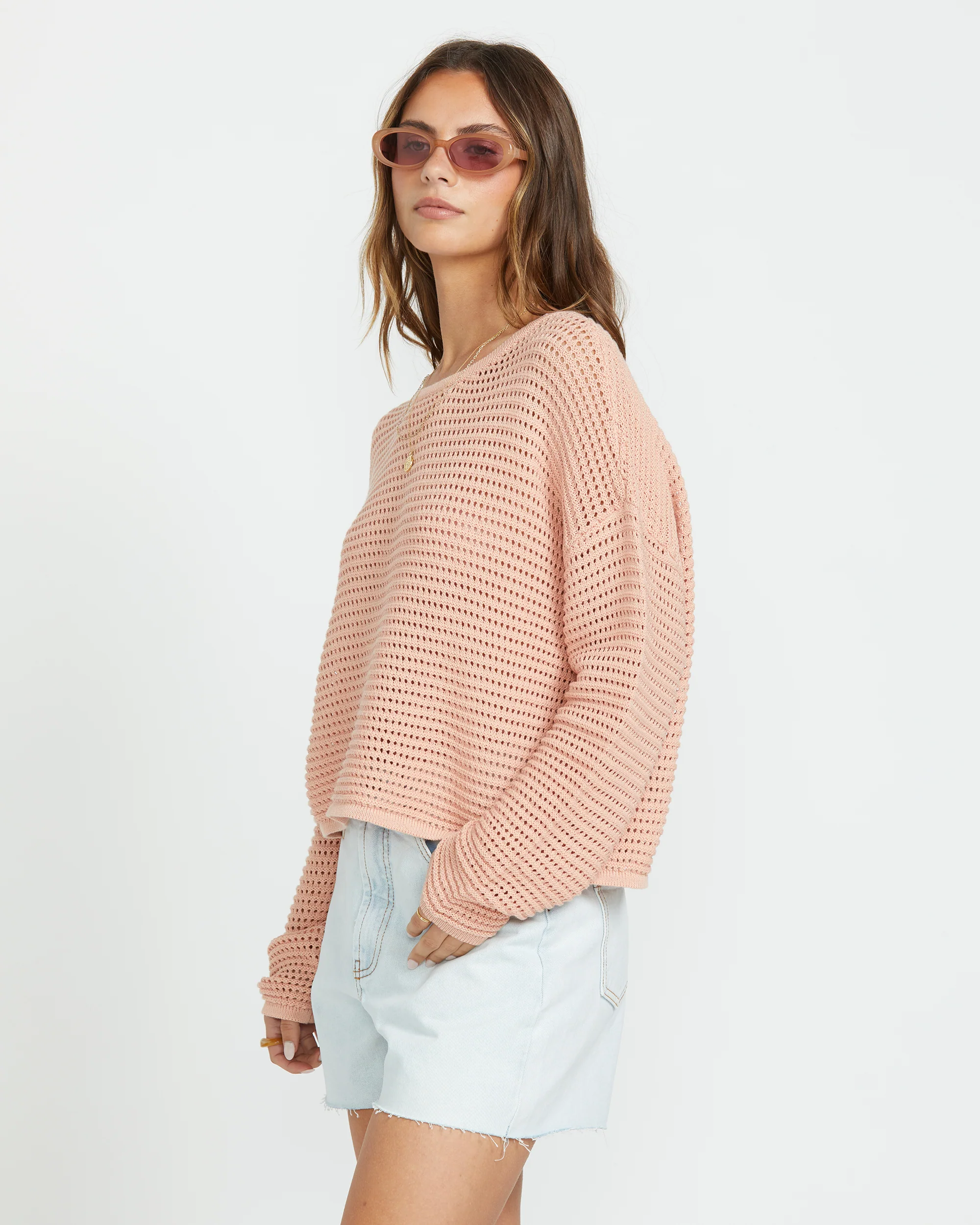 Daybreak Sweater - Faded Rose