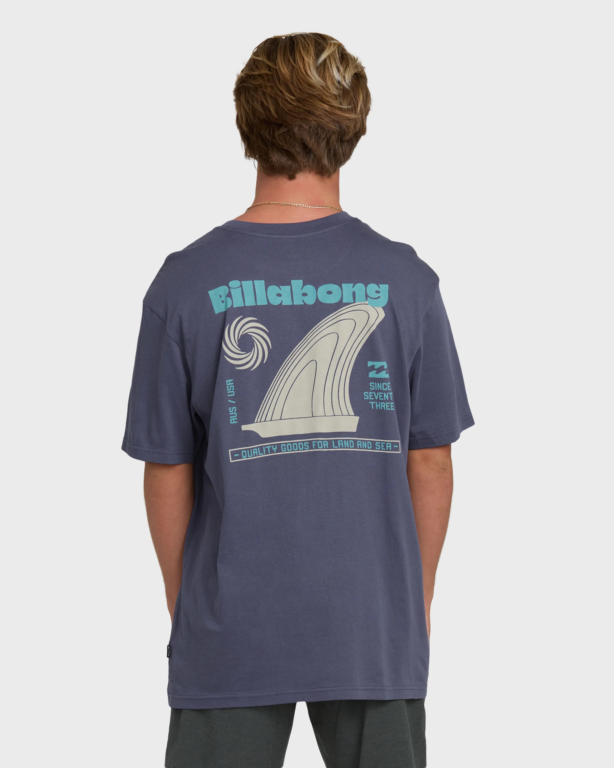 Single Fin Premium Short Sleeve T-Shirt - Graystone