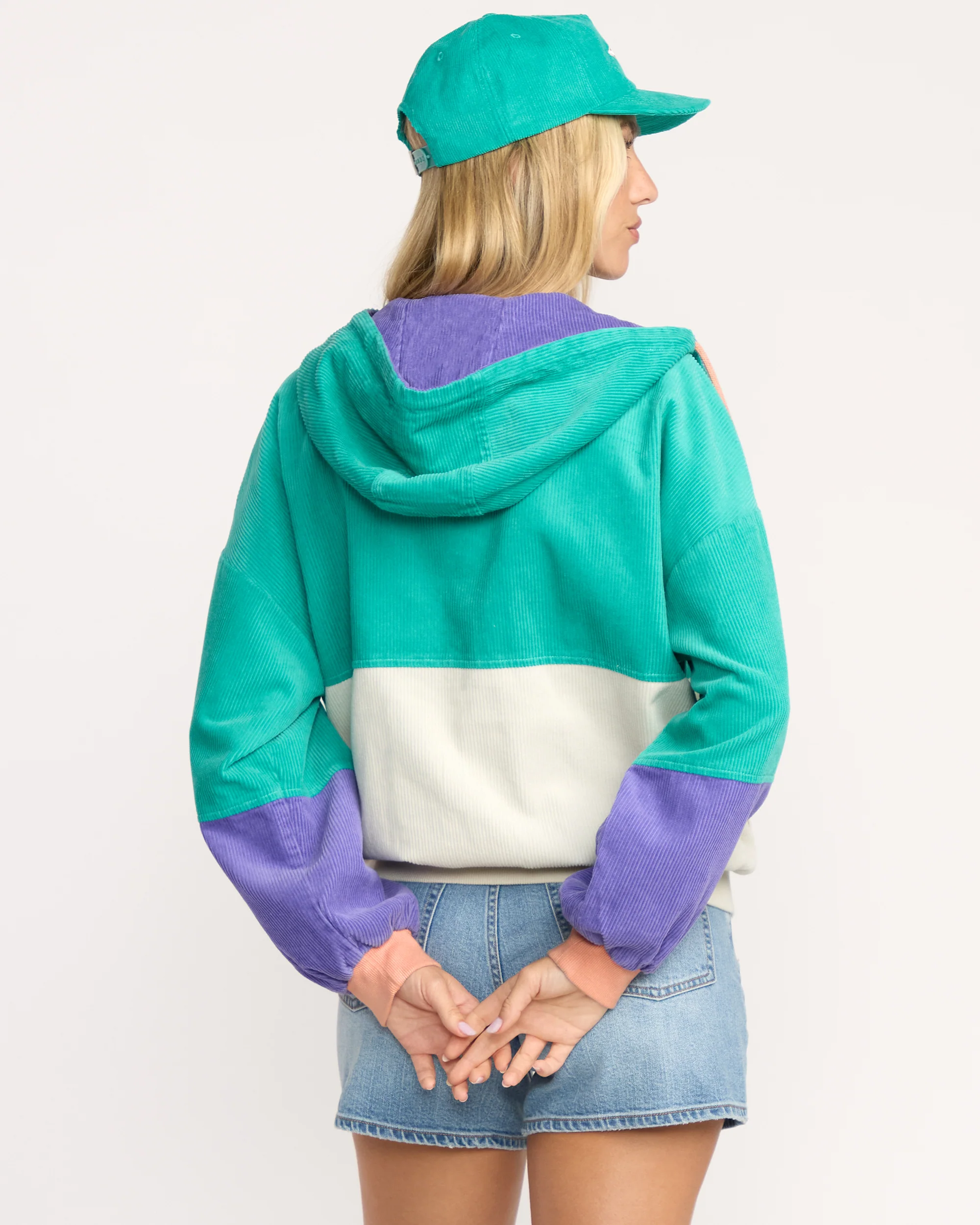 Set The Tone Jacket - Aqua Haze