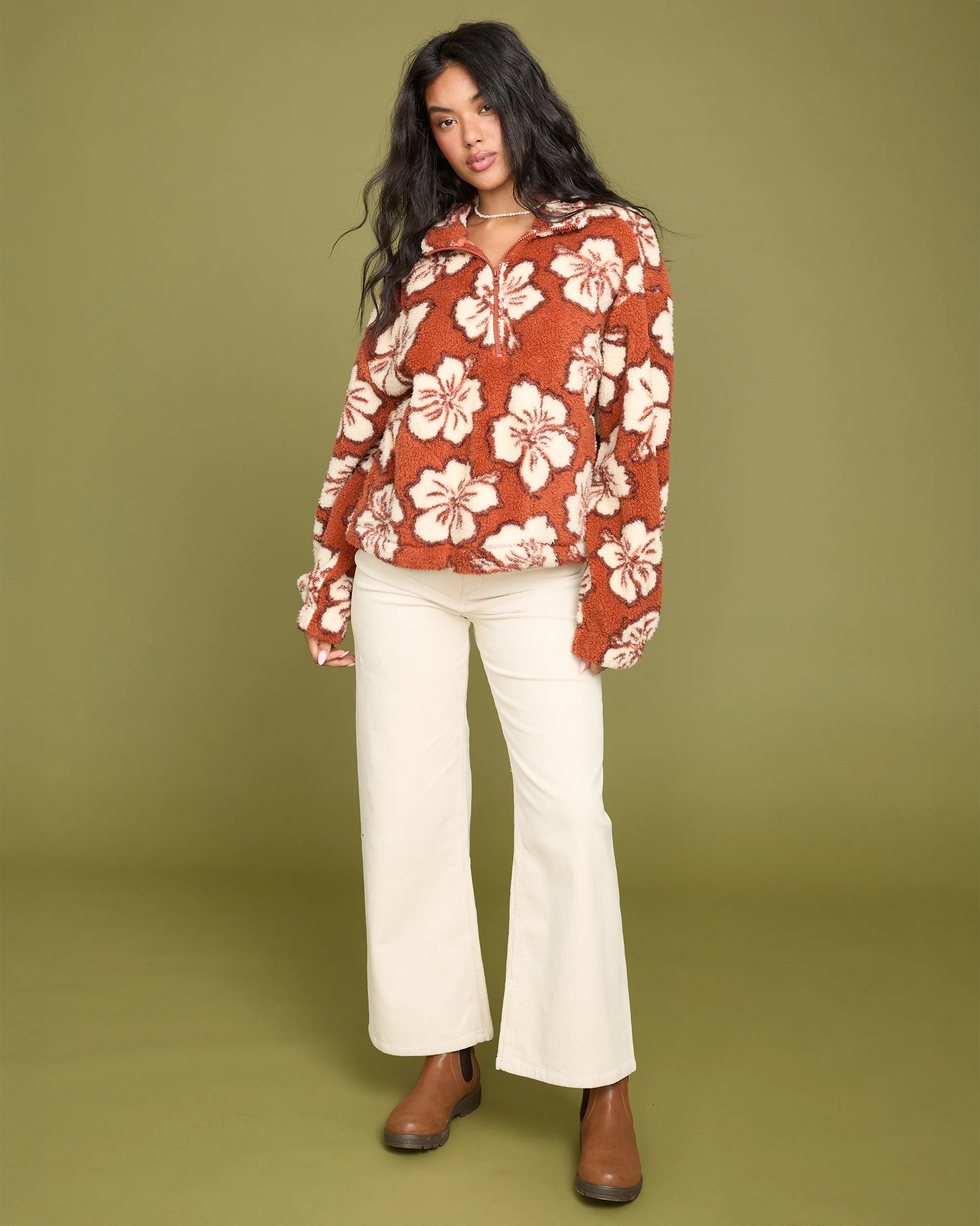 10682-all-the-time-sherpa-half-zip-sweatshirt-sedona-2.webp All The Time Sherpa Half Zip Sweatshirt - Sedona