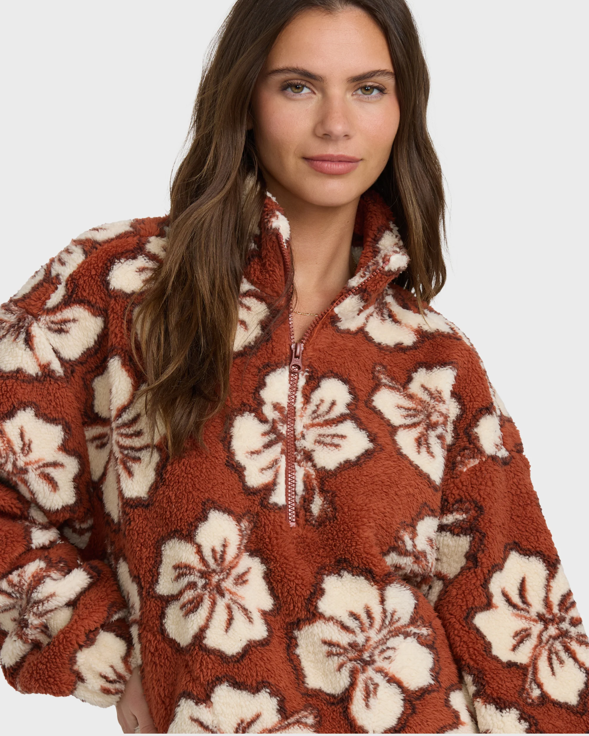 10682-all-the-time-sherpa-half-zip-sweatshirt-sedona-4.webp All The Time Sherpa Half Zip Sweatshirt - Sedona