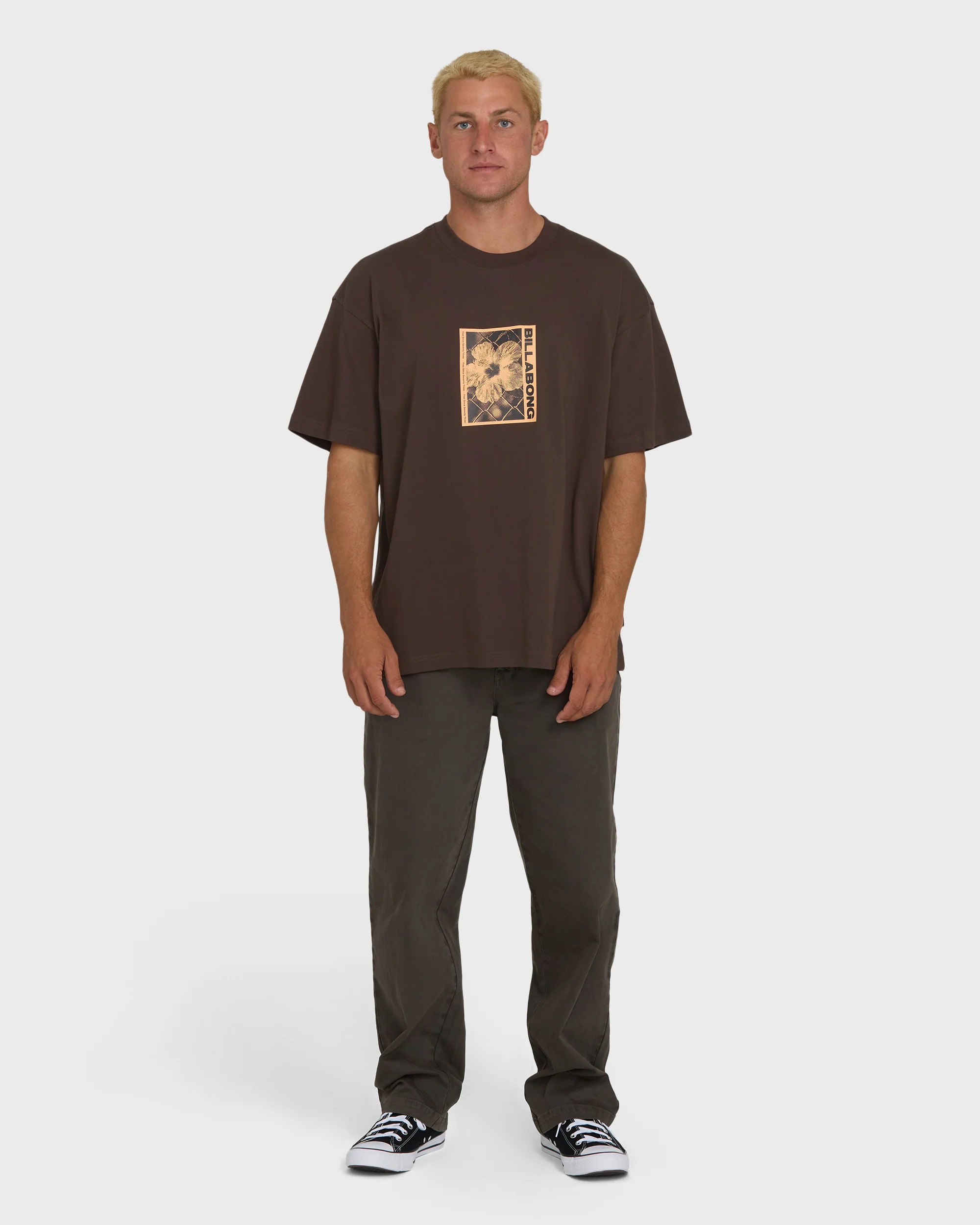 Link OG Short Sleeve Knit T-Shirt - Chocolate Brown