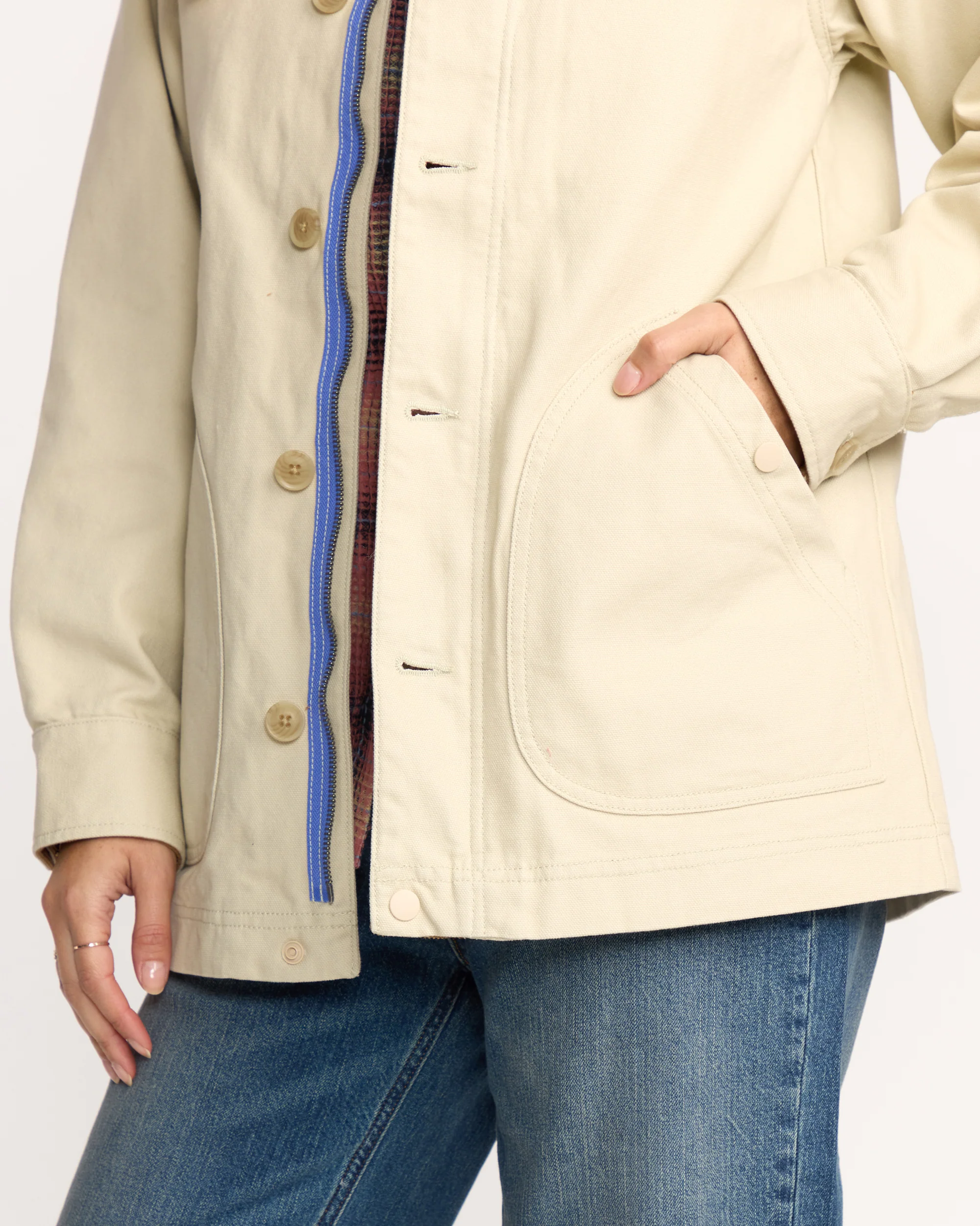 A/Div Barn Door Jacket - Fog
