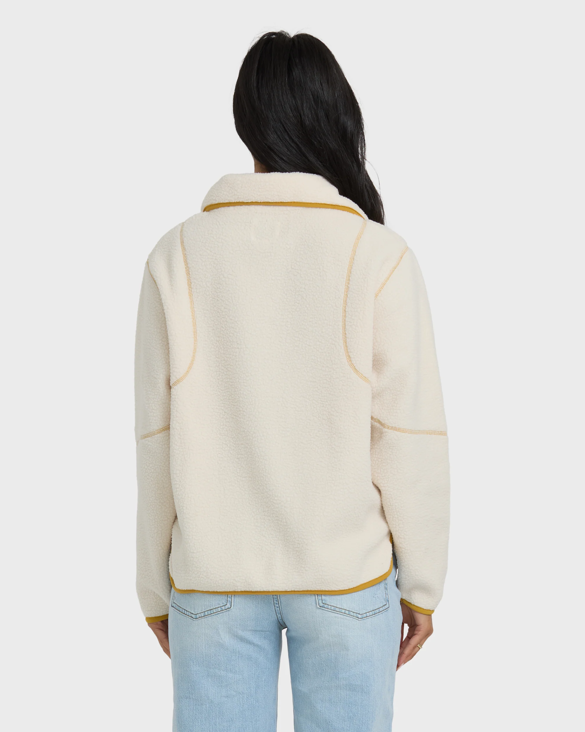 10710-streamer-half-snap-sherpa-fleece-pullover-whitecap-5.webp Streamer Half Snap Sherpa Fleece Pullover - Whitecap
