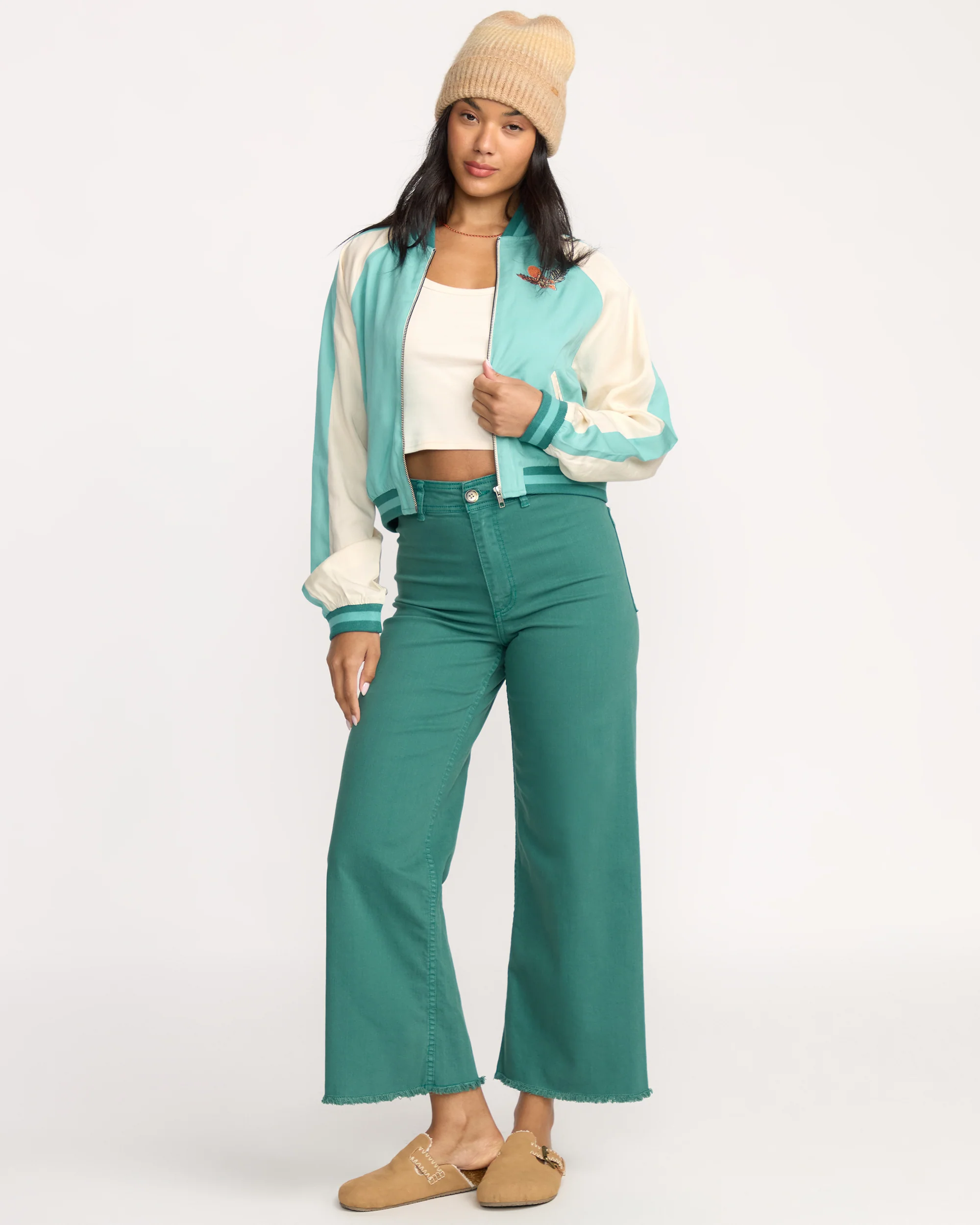 Dream Vacation Souvenir Jacket - Misty Blue