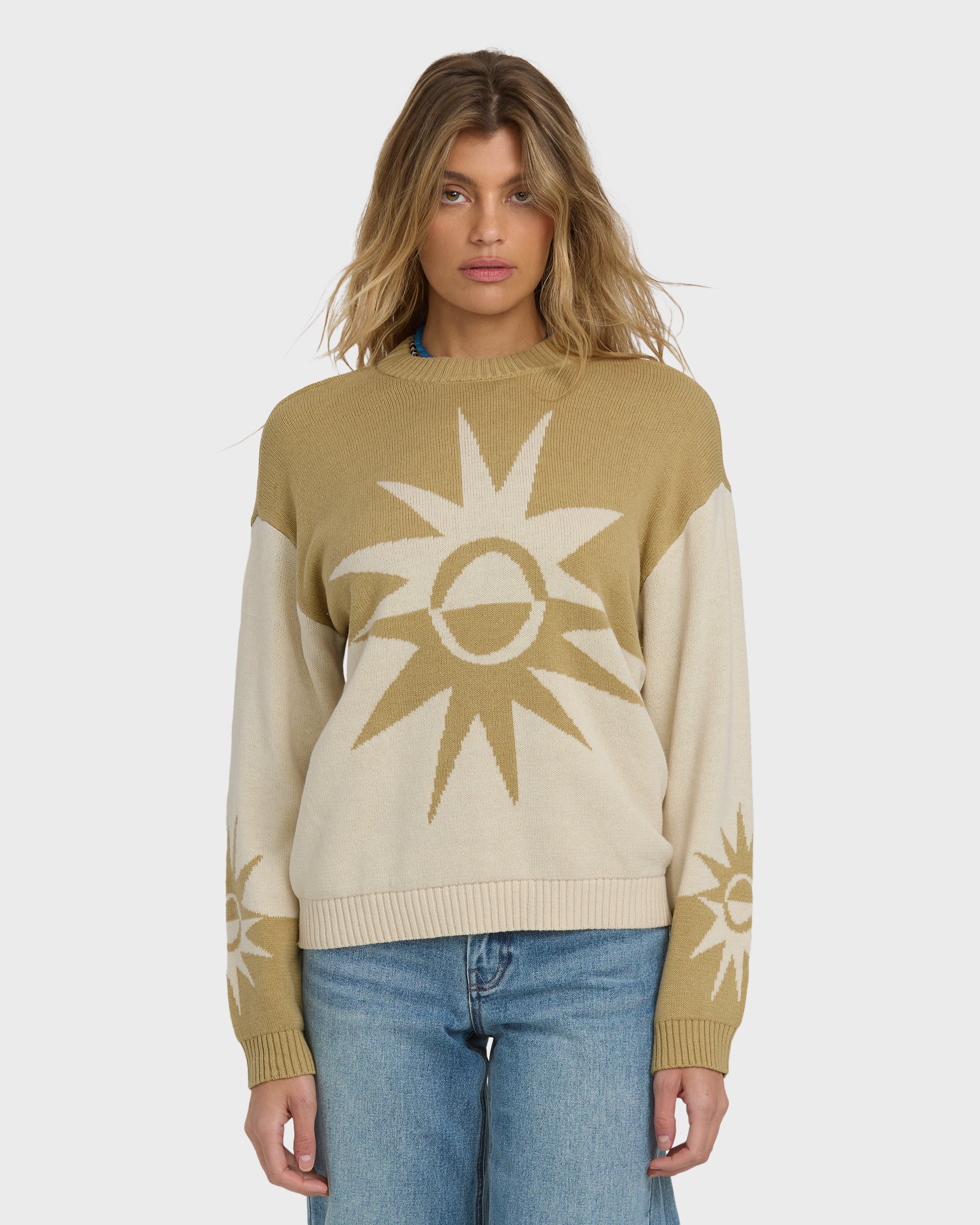 10877-reverse-heat-sweater-green-ash-1.jpg Reverse Heat Sweater - Green Ash