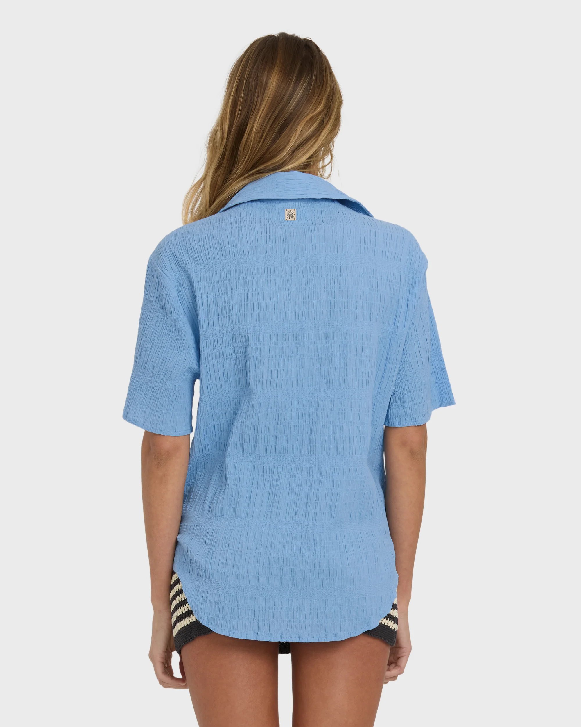 10889-laura-short-sleeve-shirt-blue-drift-6.webp Laura Short Sleeve Shirt - Blue Drift