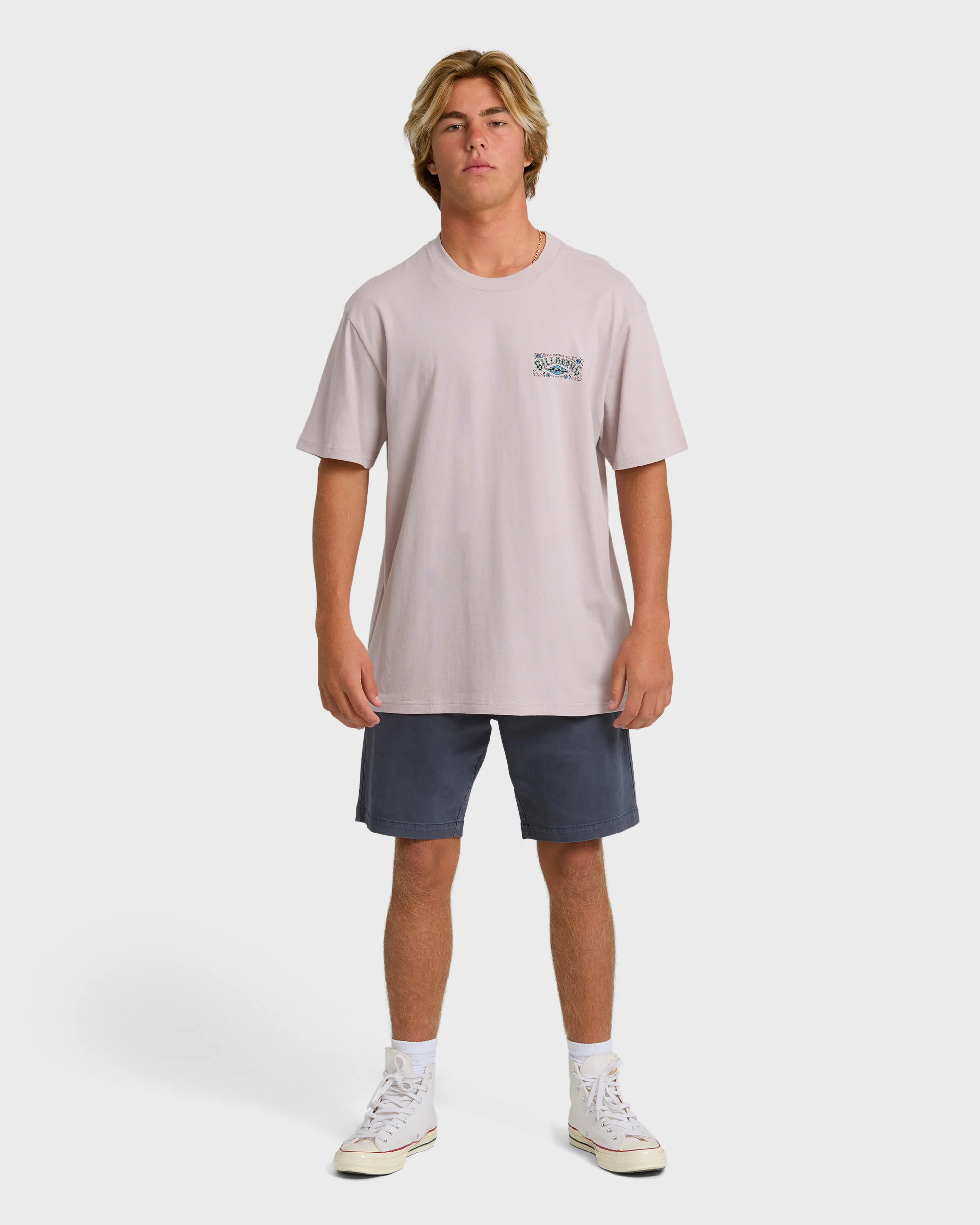 Heritage Arch Premium Short Sleeve T-Shirt - Dusty Purple