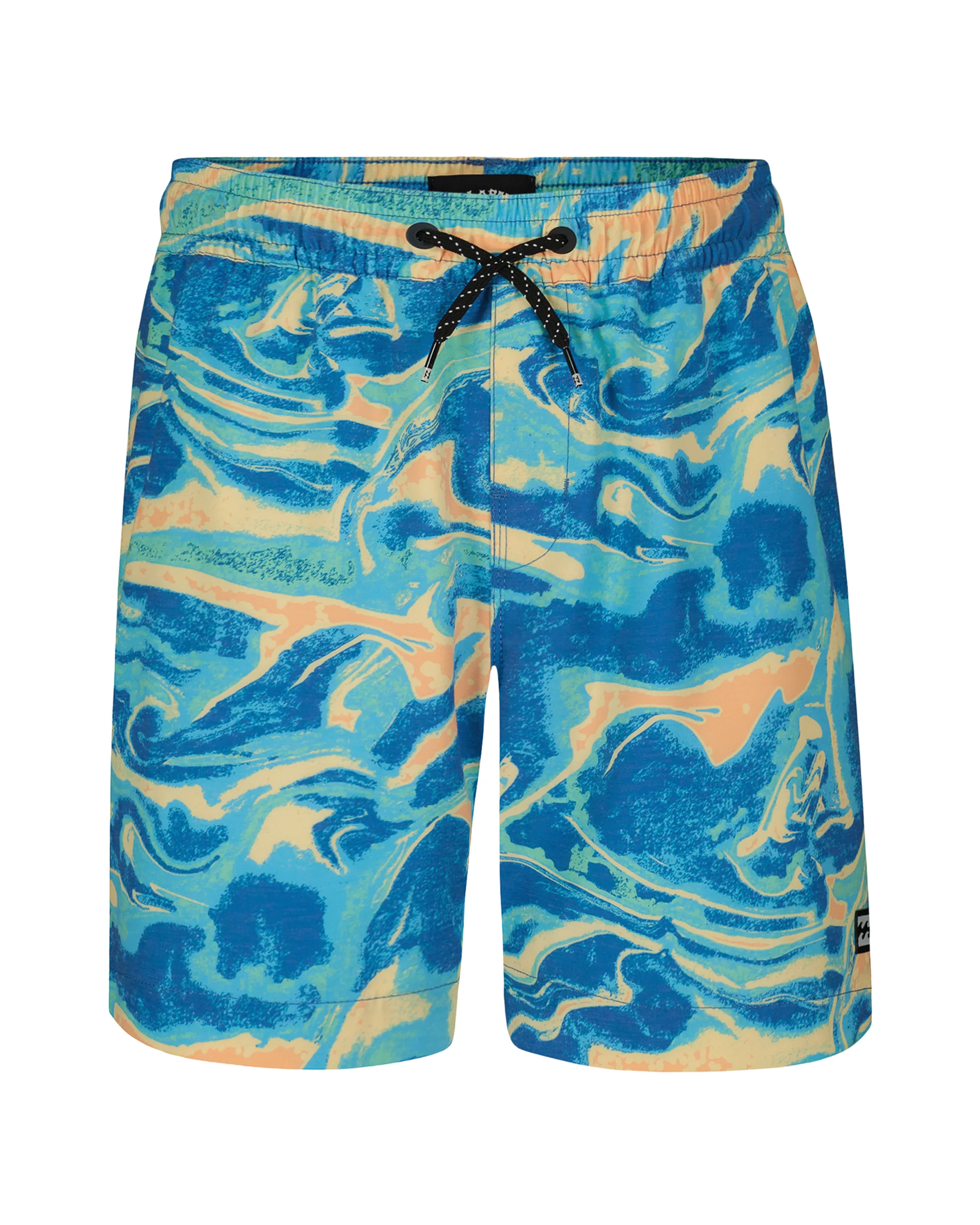 Little Boys Sundays Layback Swim Trunks