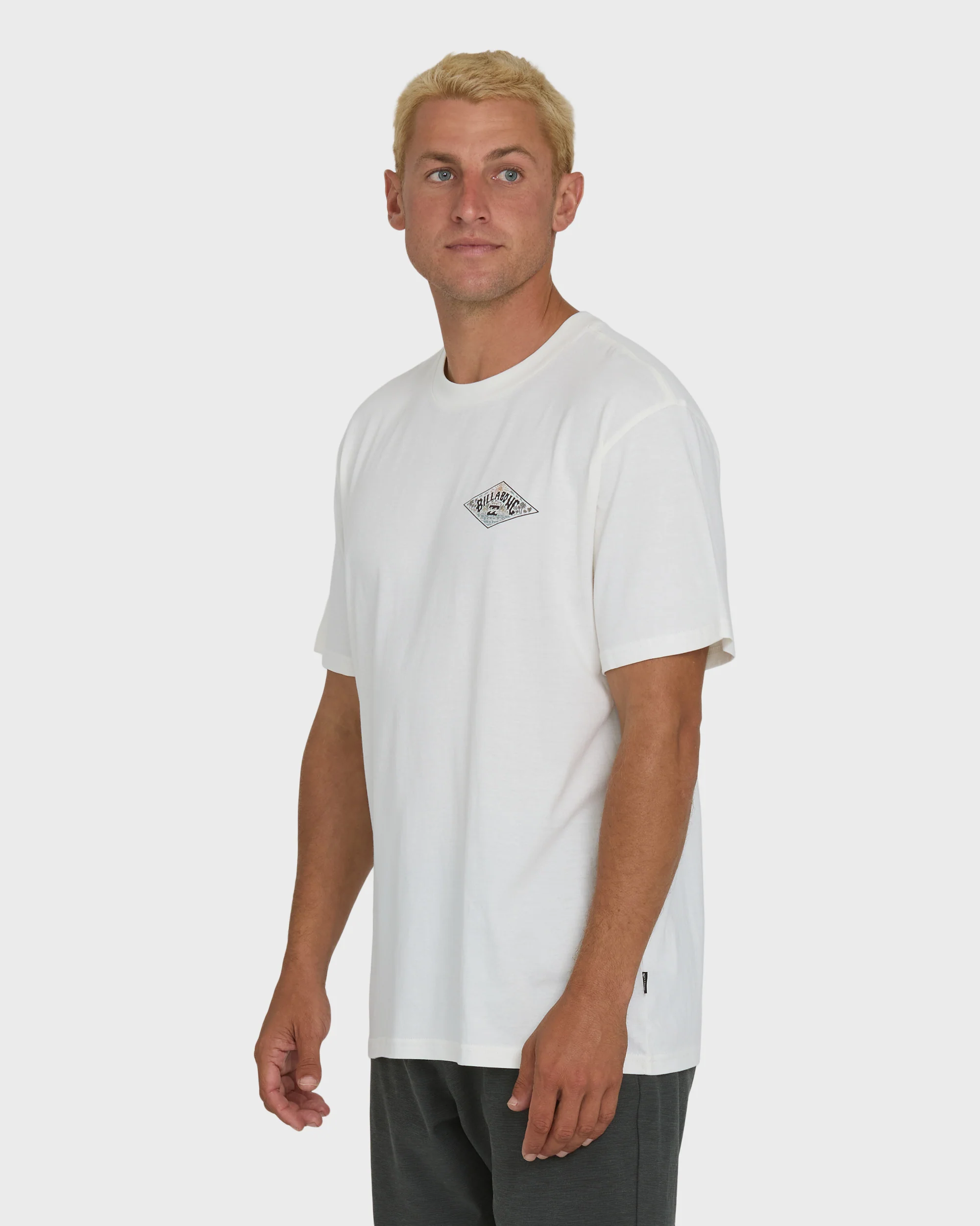 A/Div Arch Premium Short Sleeve Knit T-Shirt - Off White