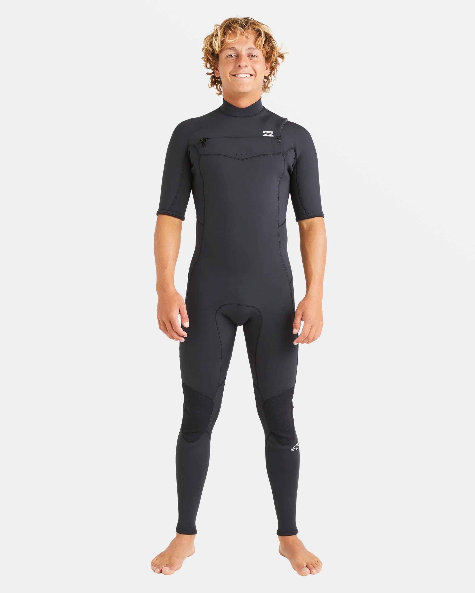 2/2mm Absolute Natural Upcycler GBS Chest Zip Wetsuit - Black