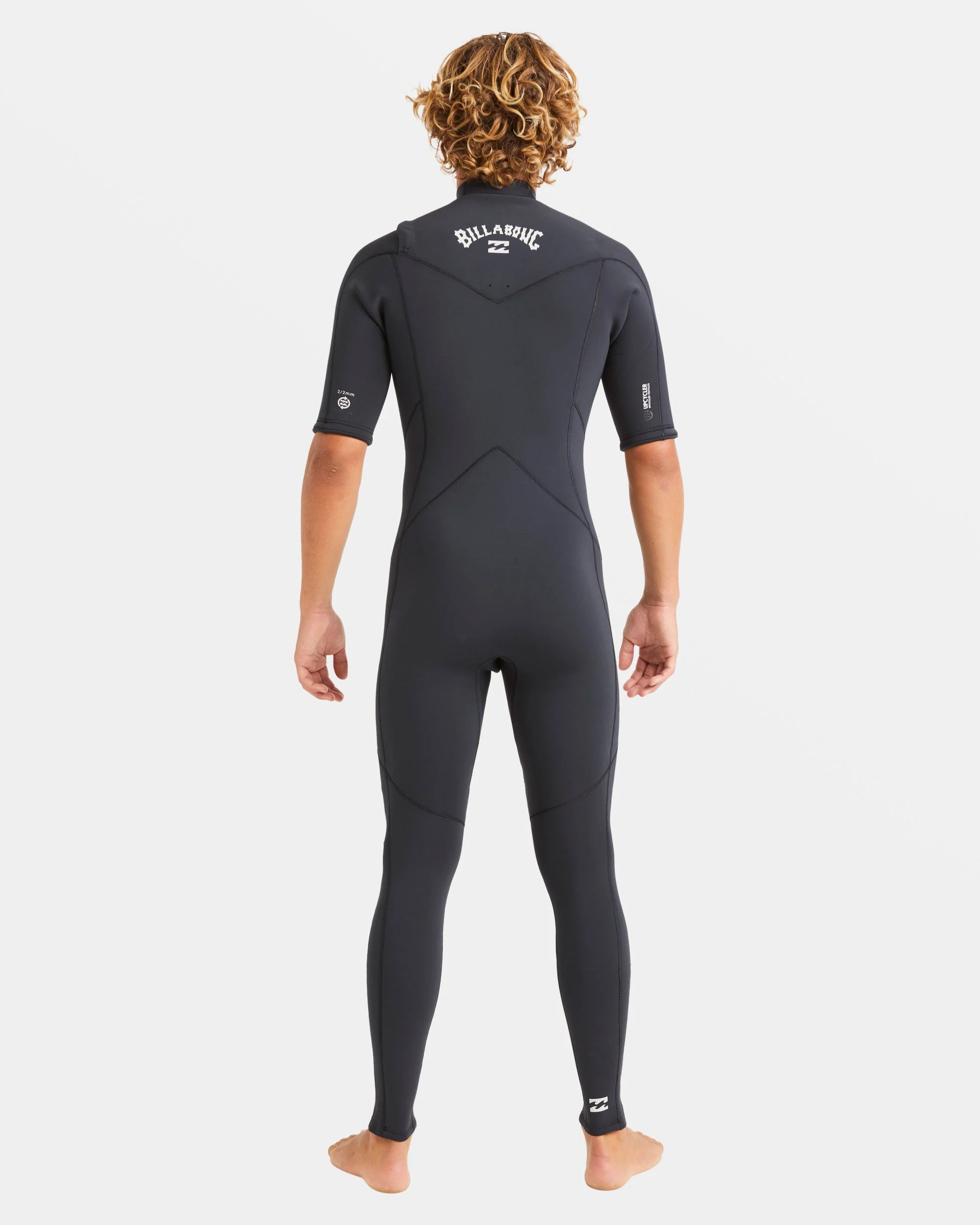 2/2mm Absolute Natural Upcycler GBS Chest Zip Wetsuit - Black