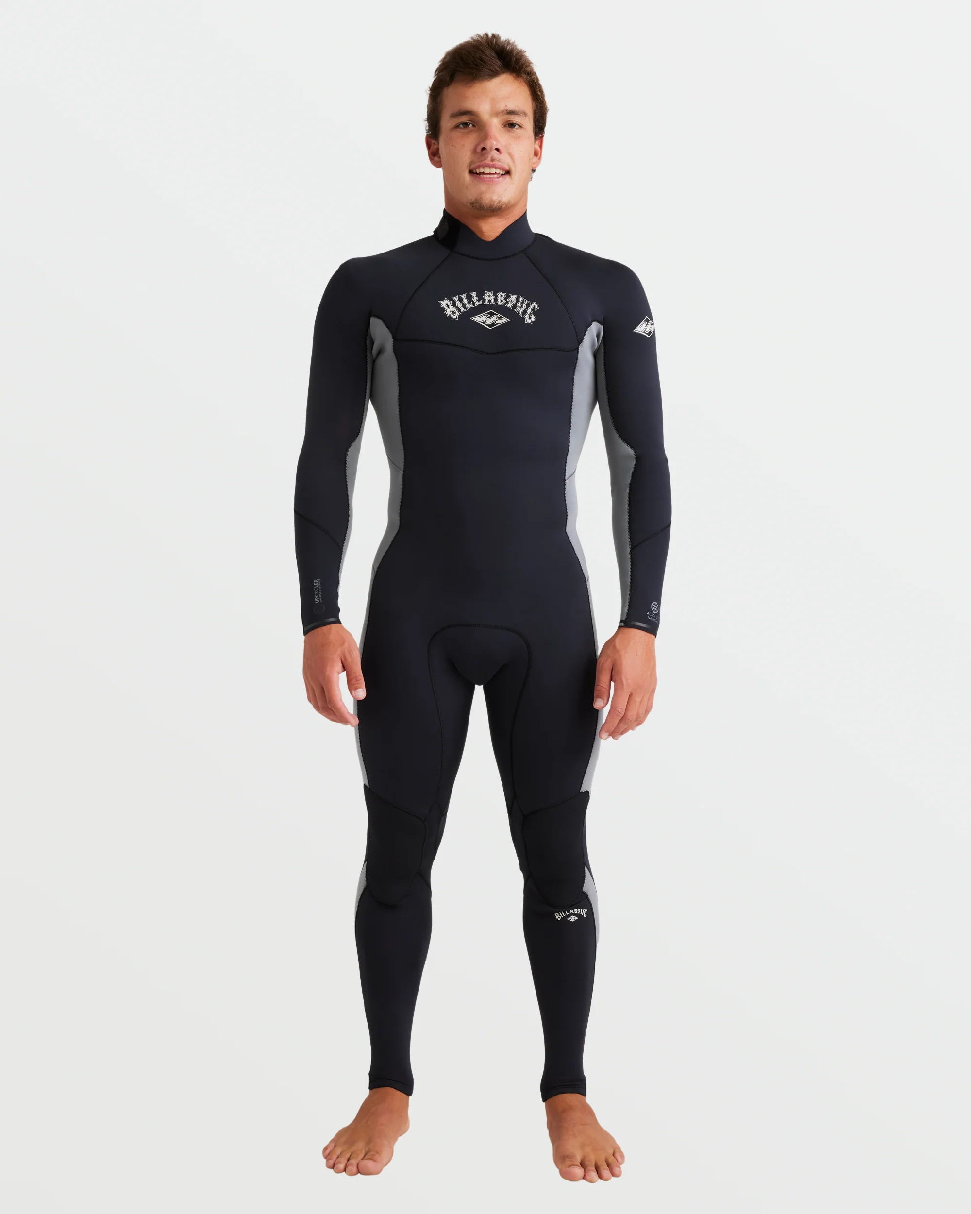 3/2mm Absolute Natural Back Zip Fullsuit - Alloy