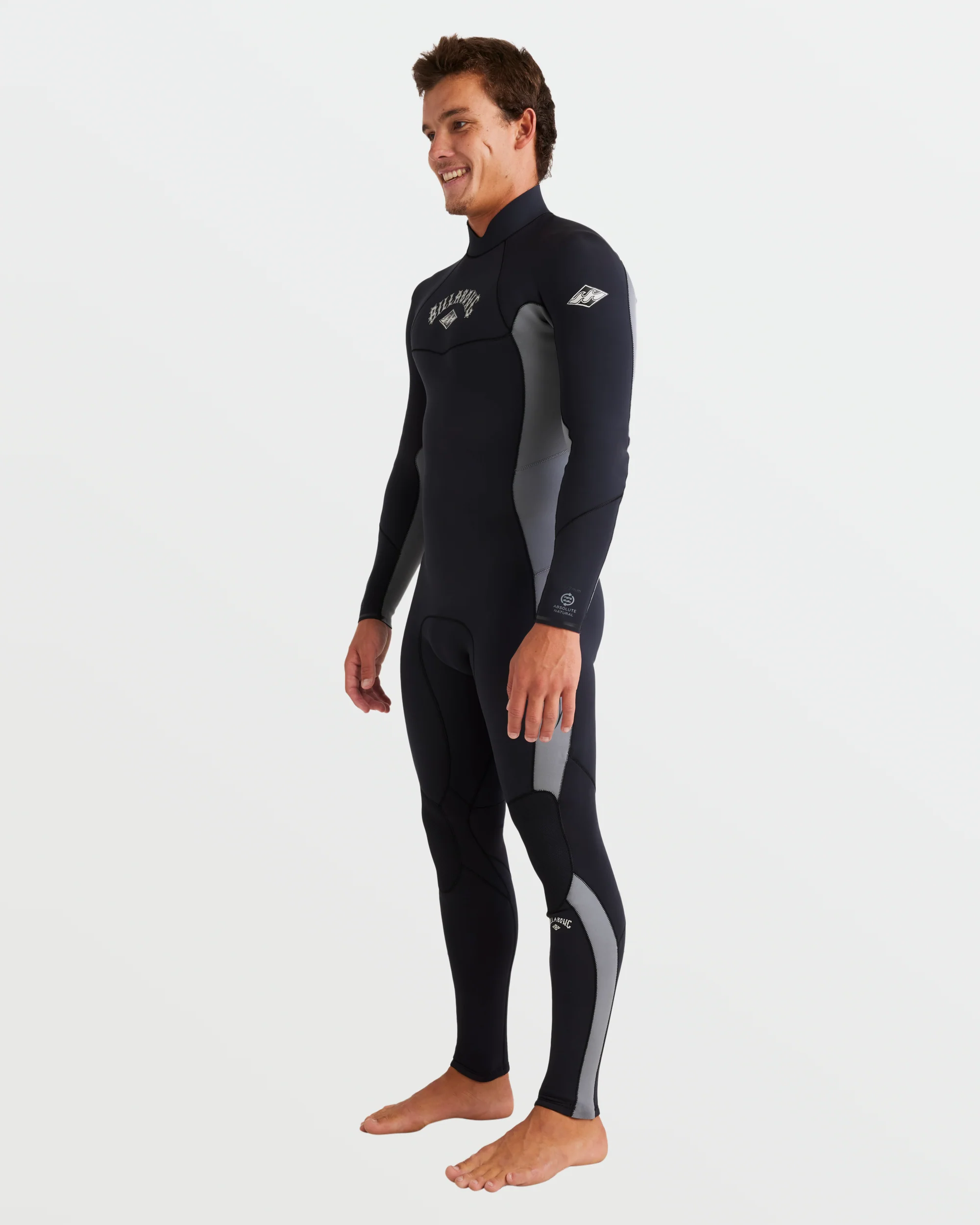 3/2mm Absolute Natural Back Zip Fullsuit - Alloy