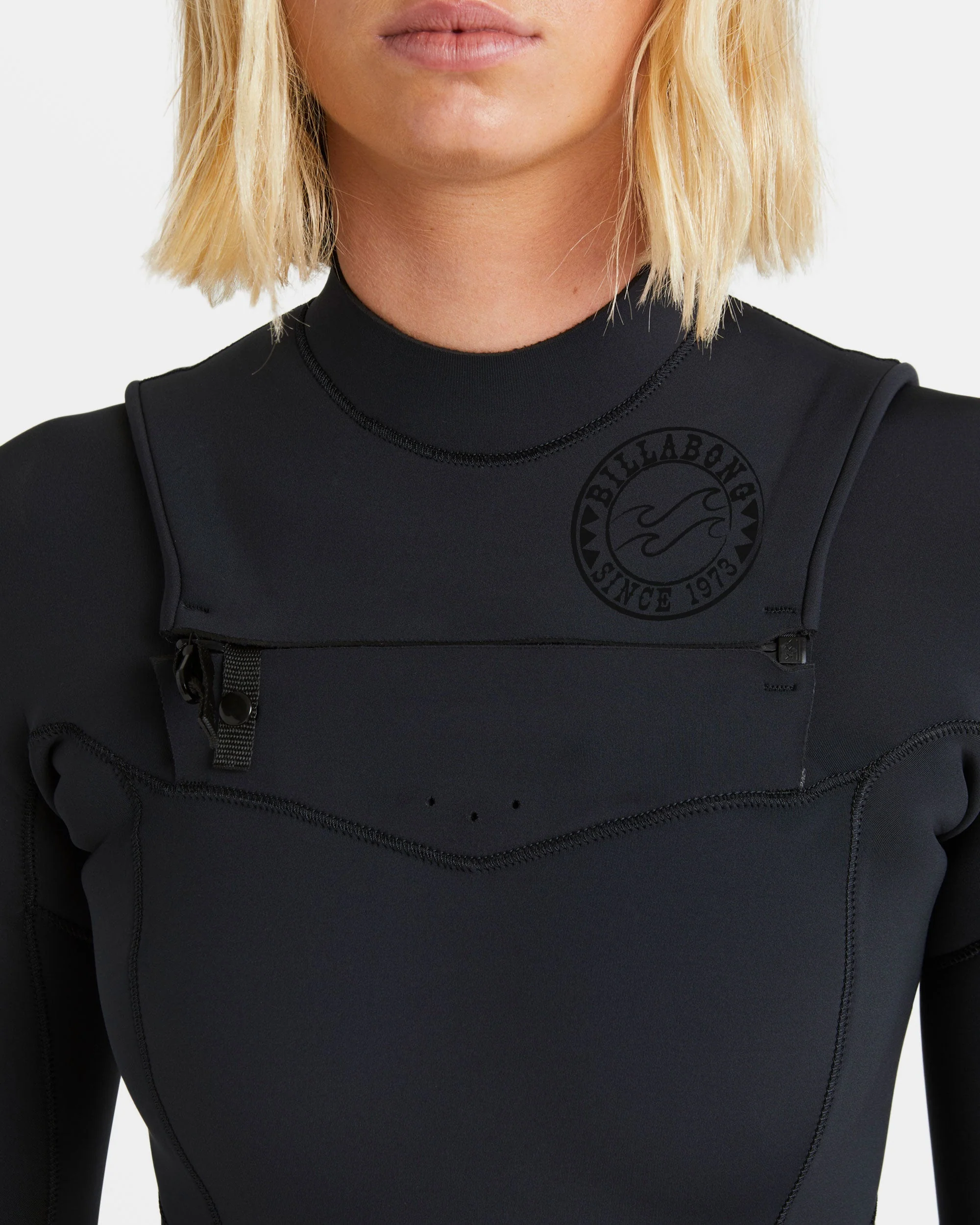 4/3mm Salty Dayz Natural Upcycler GBS Chest Zip Wetsuit - Black