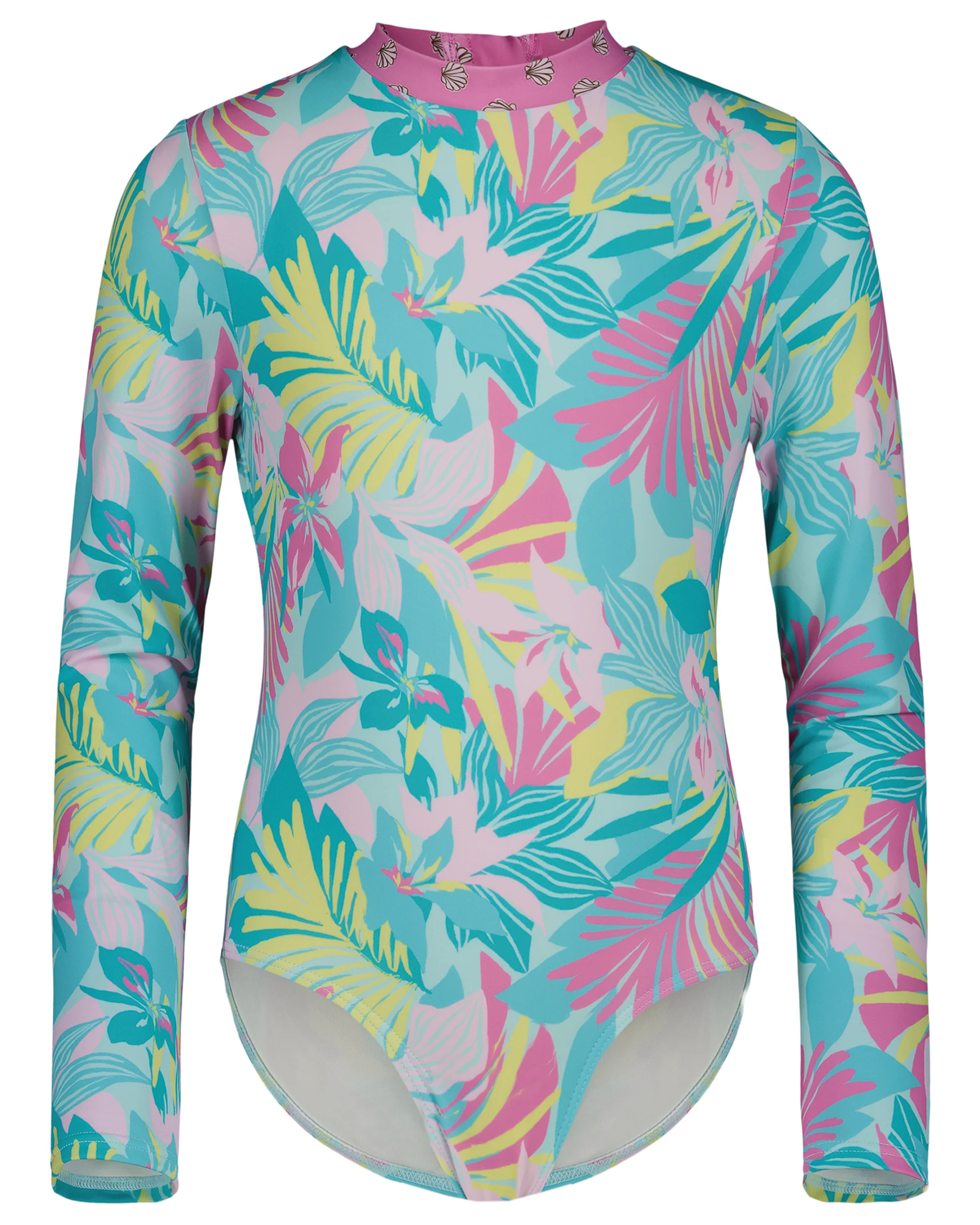 Girls Des Tropics Onesie Swimsuit