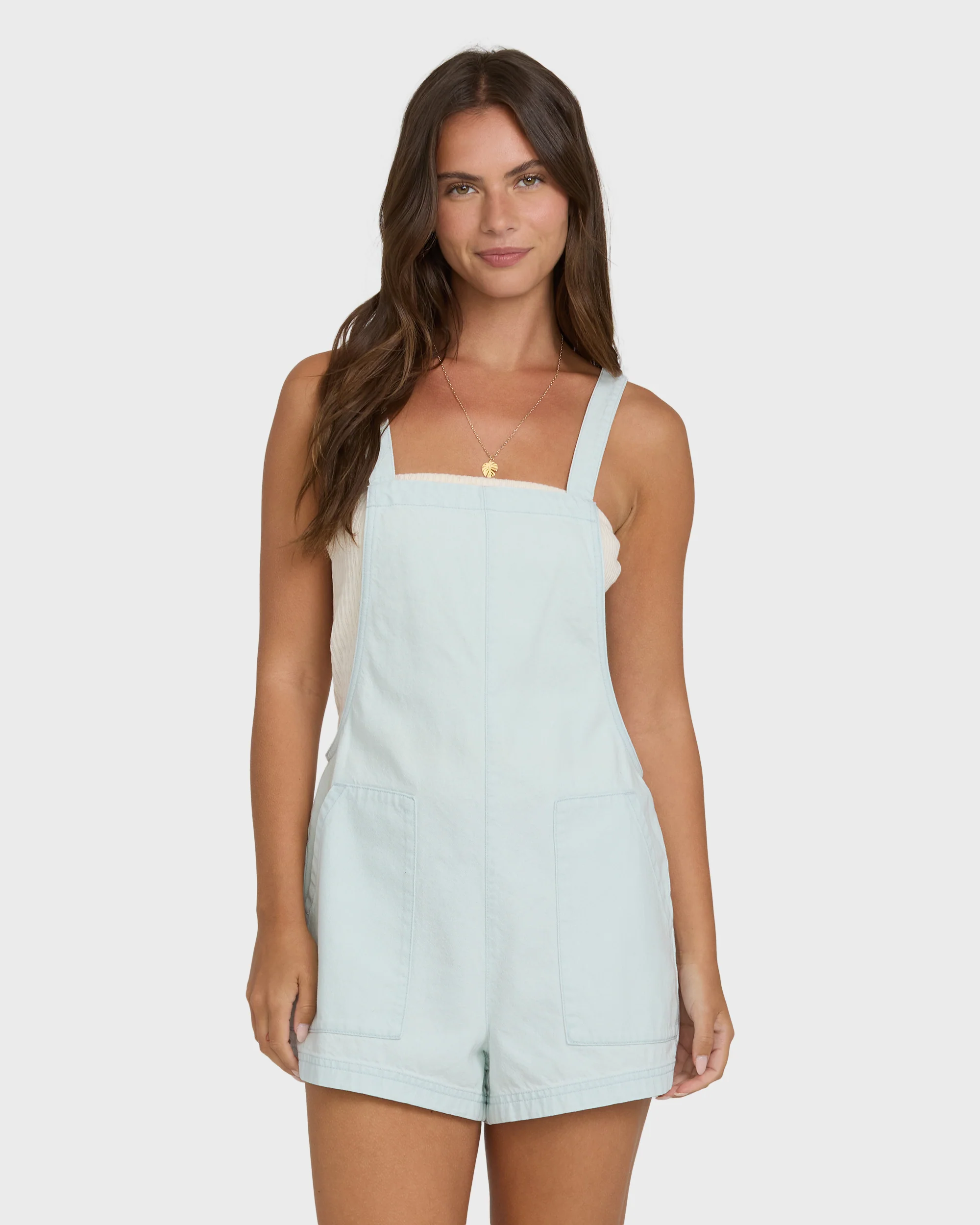 Beach Crush Denim Overalls - Clearwater