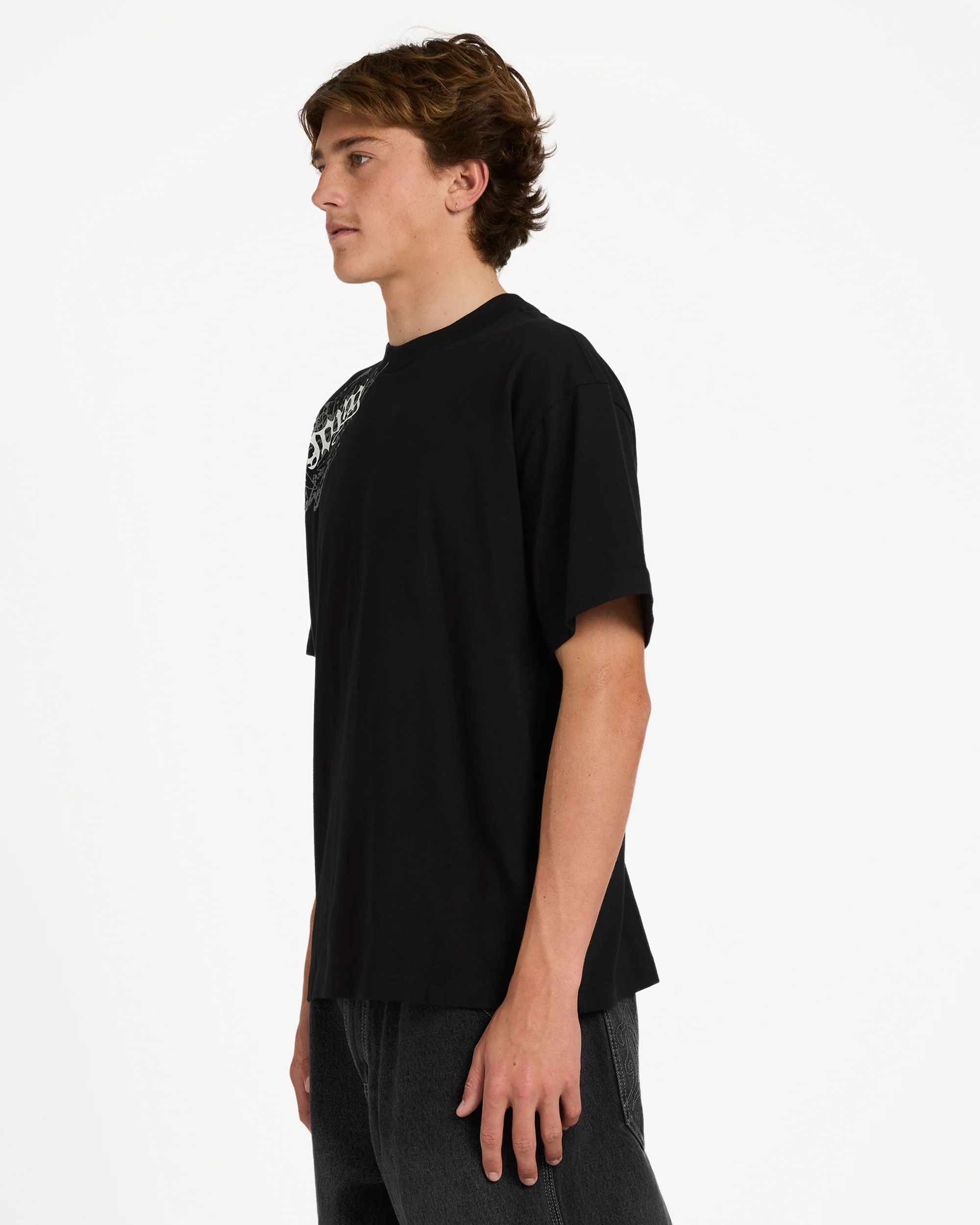 Immortal Blast Short Sleeve Knit T-Shirt - Black