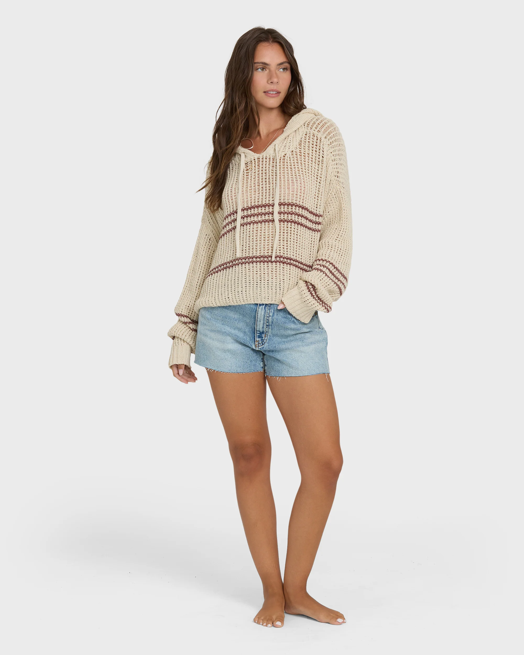 Dawn Pullover Hoodie - White Cap