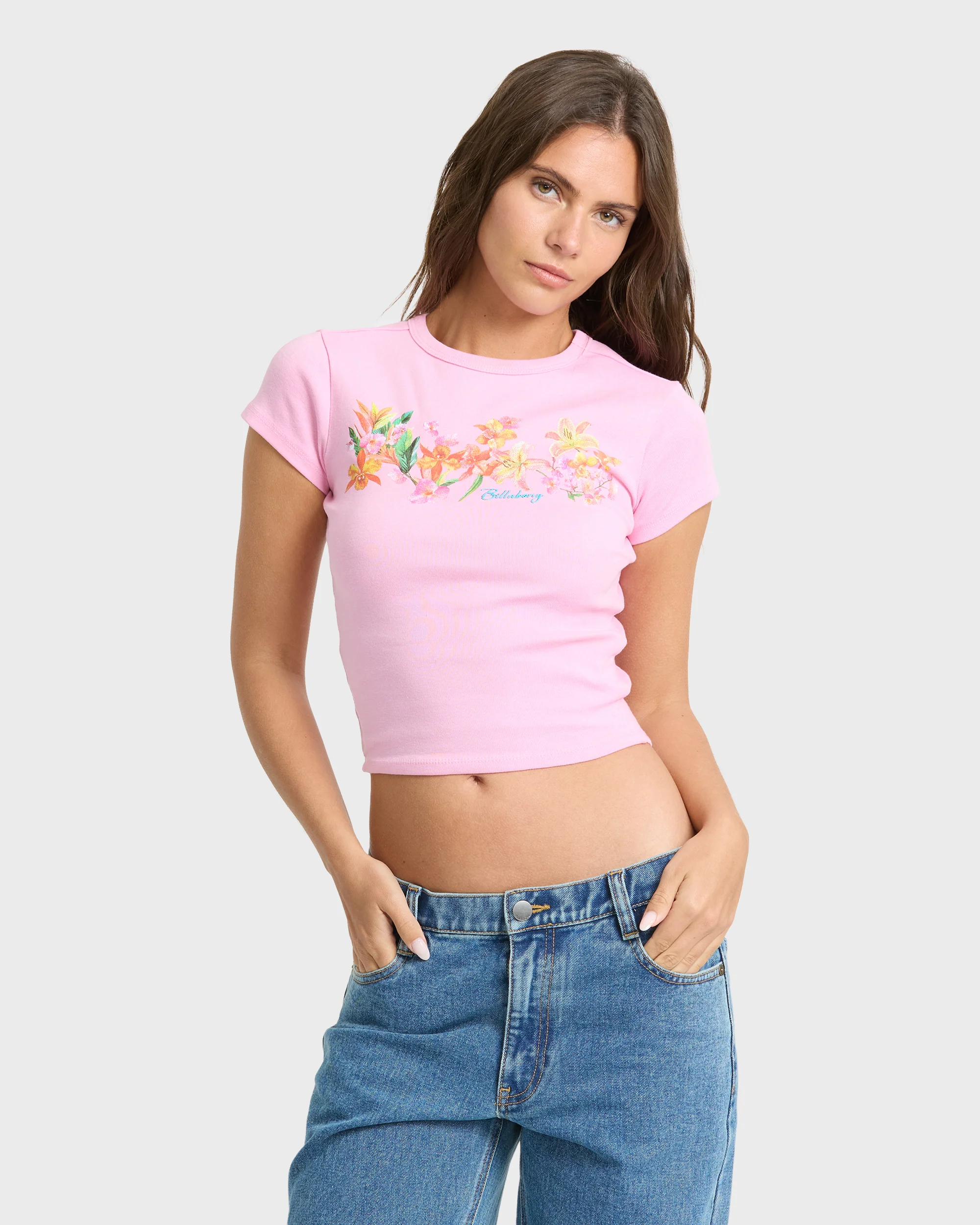 1431-wonderful-garden-short-sleeve-knit-t-shirt-prism-pink-1.webp Wonderful Garden Short Sleeve Knit T-Shirt - Prism Pink