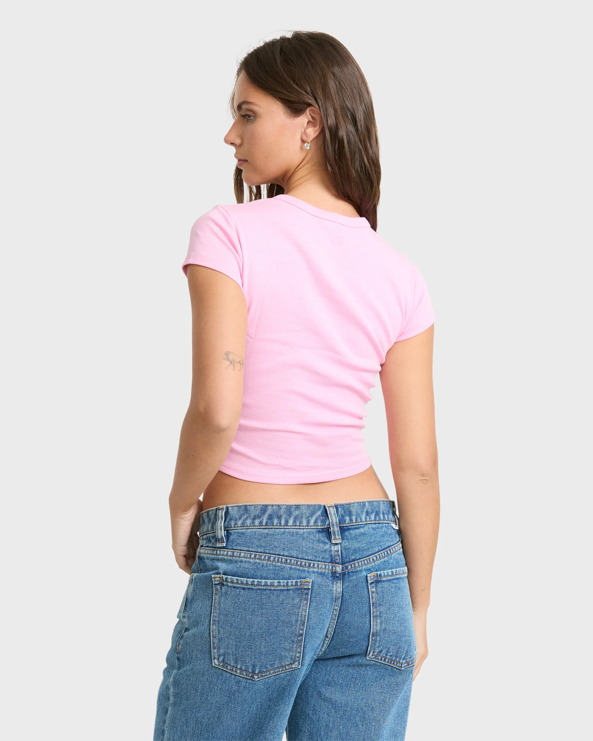 1431-wonderful-garden-short-sleeve-knit-t-shirt-prism-pink-2.webp Wonderful Garden Short Sleeve Knit T-Shirt - Prism Pink