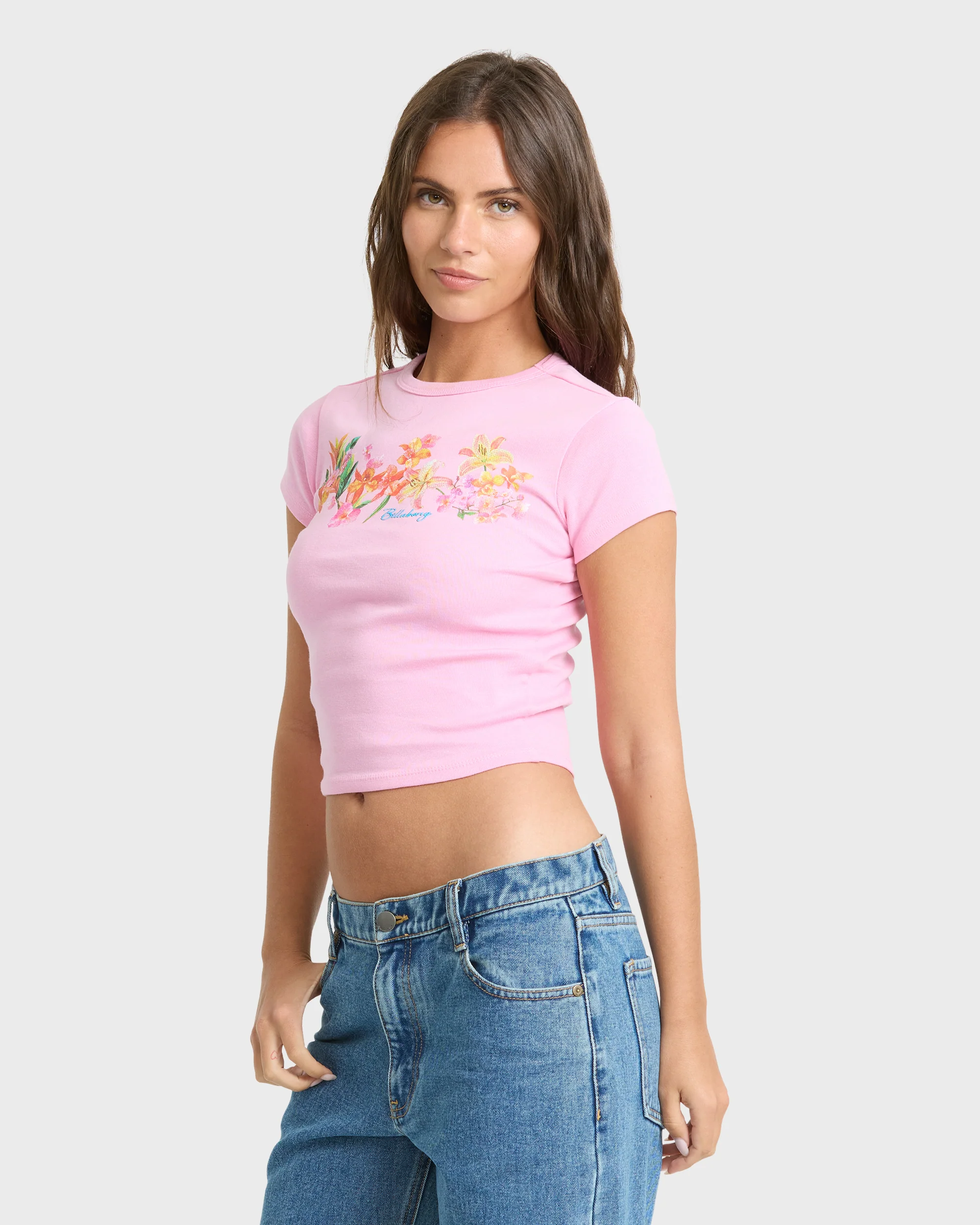 1431-wonderful-garden-short-sleeve-knit-t-shirt-prism-pink-3.webp Wonderful Garden Short Sleeve Knit T-Shirt - Prism Pink