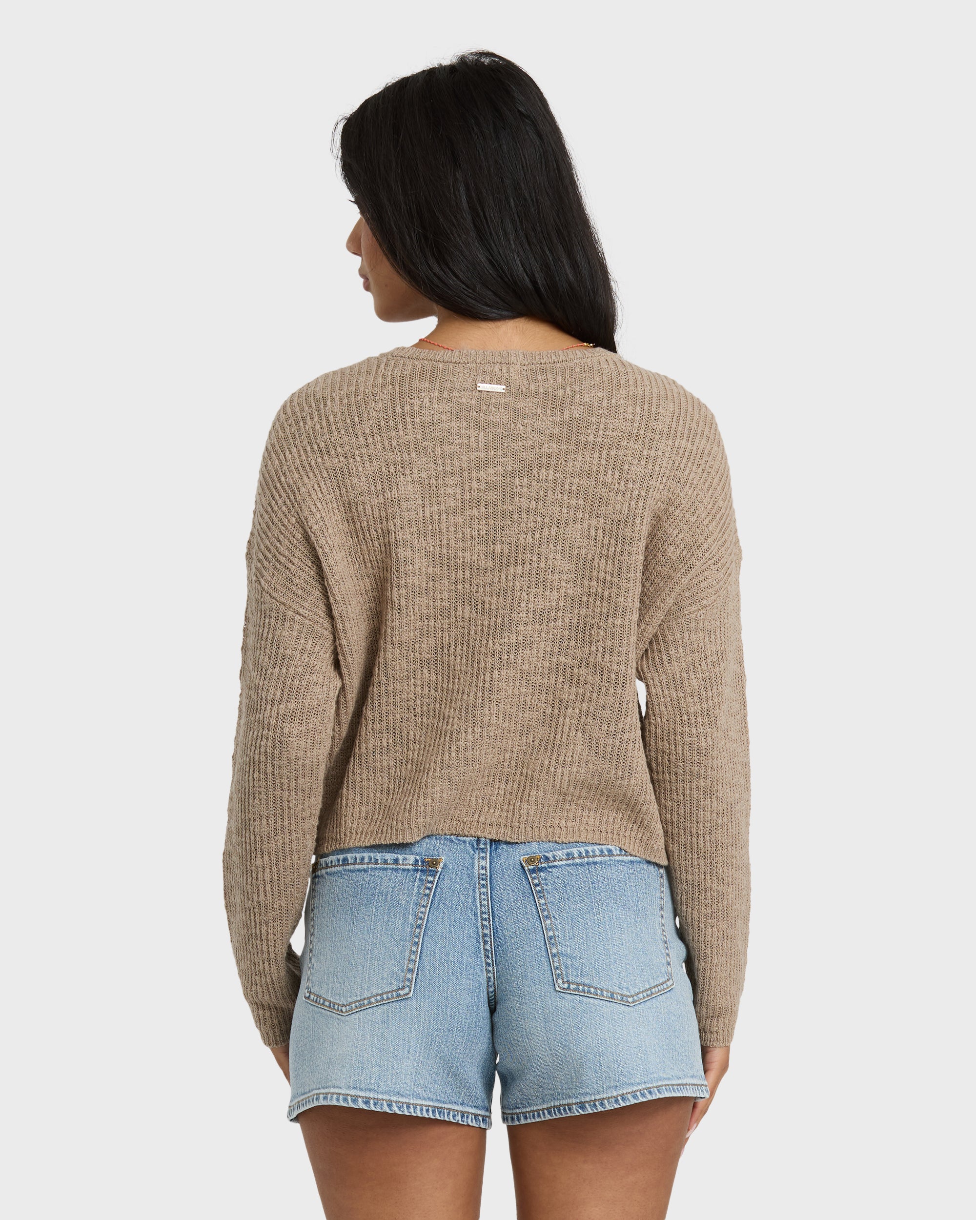 Daze Time Crewneck Sweater - Oatmeal