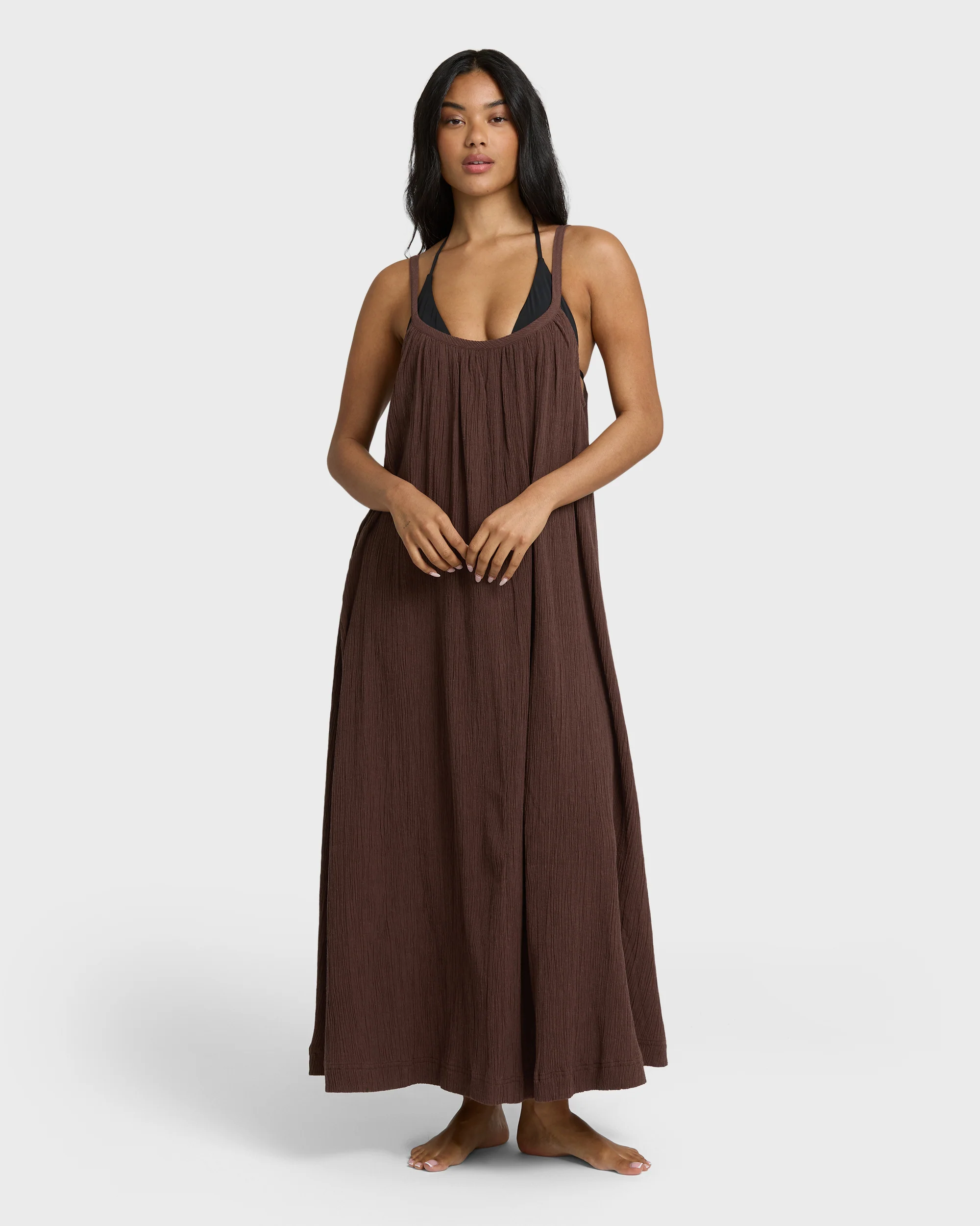 Good Feels Maxi Dress - Teak