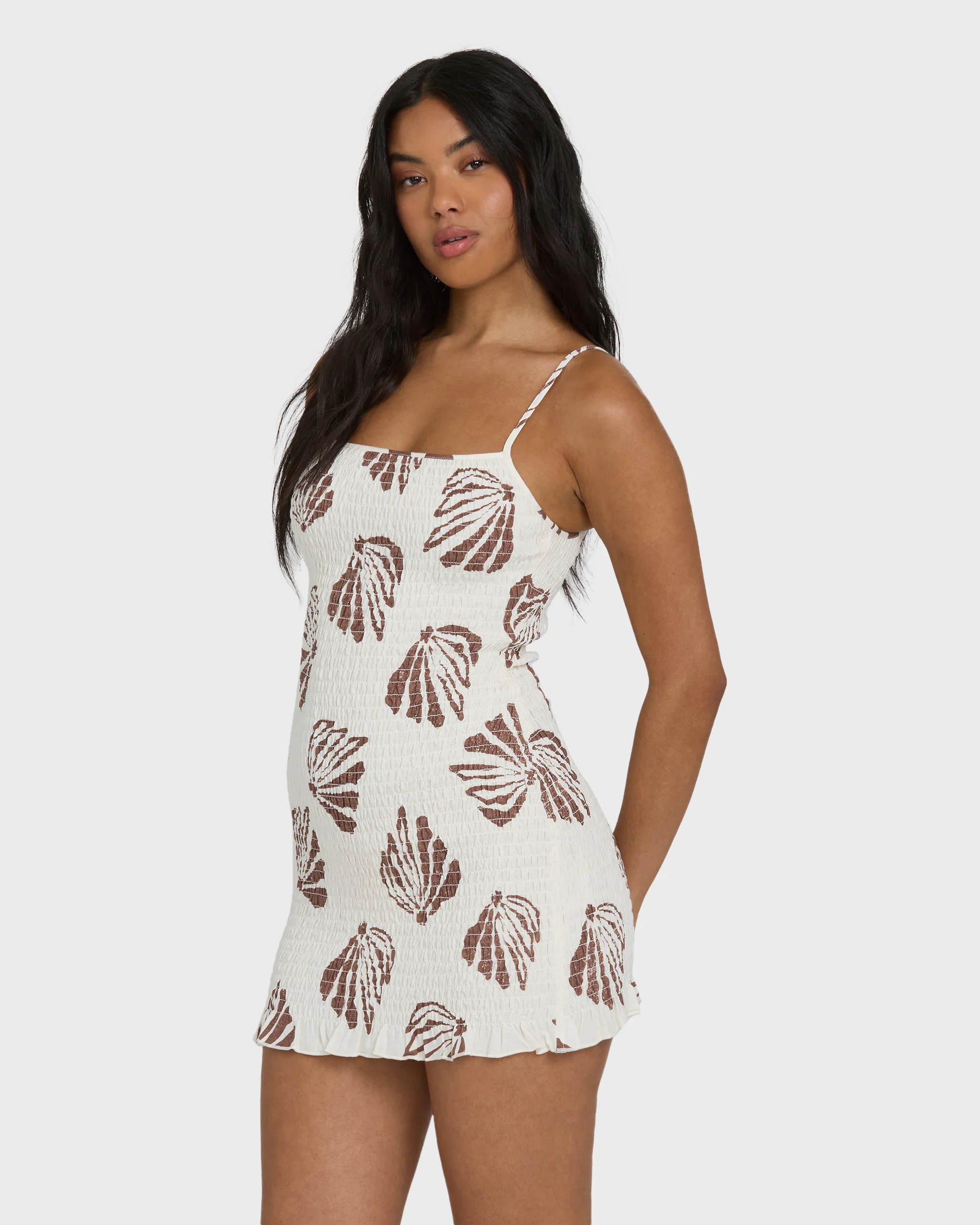 So Bright Mini Dress - Salt Crystal