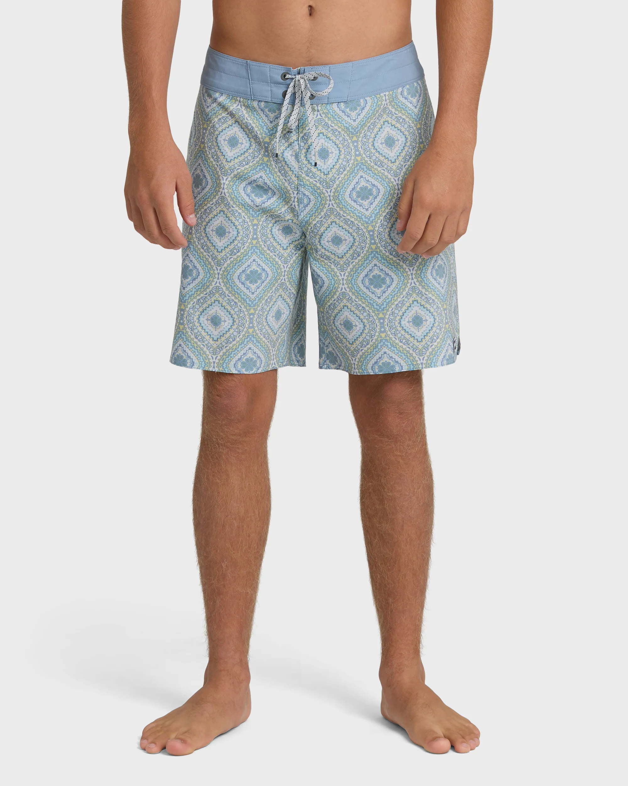 Good Times Pro 18" Boardshorts - Fog Gray Multi - Fog Gray