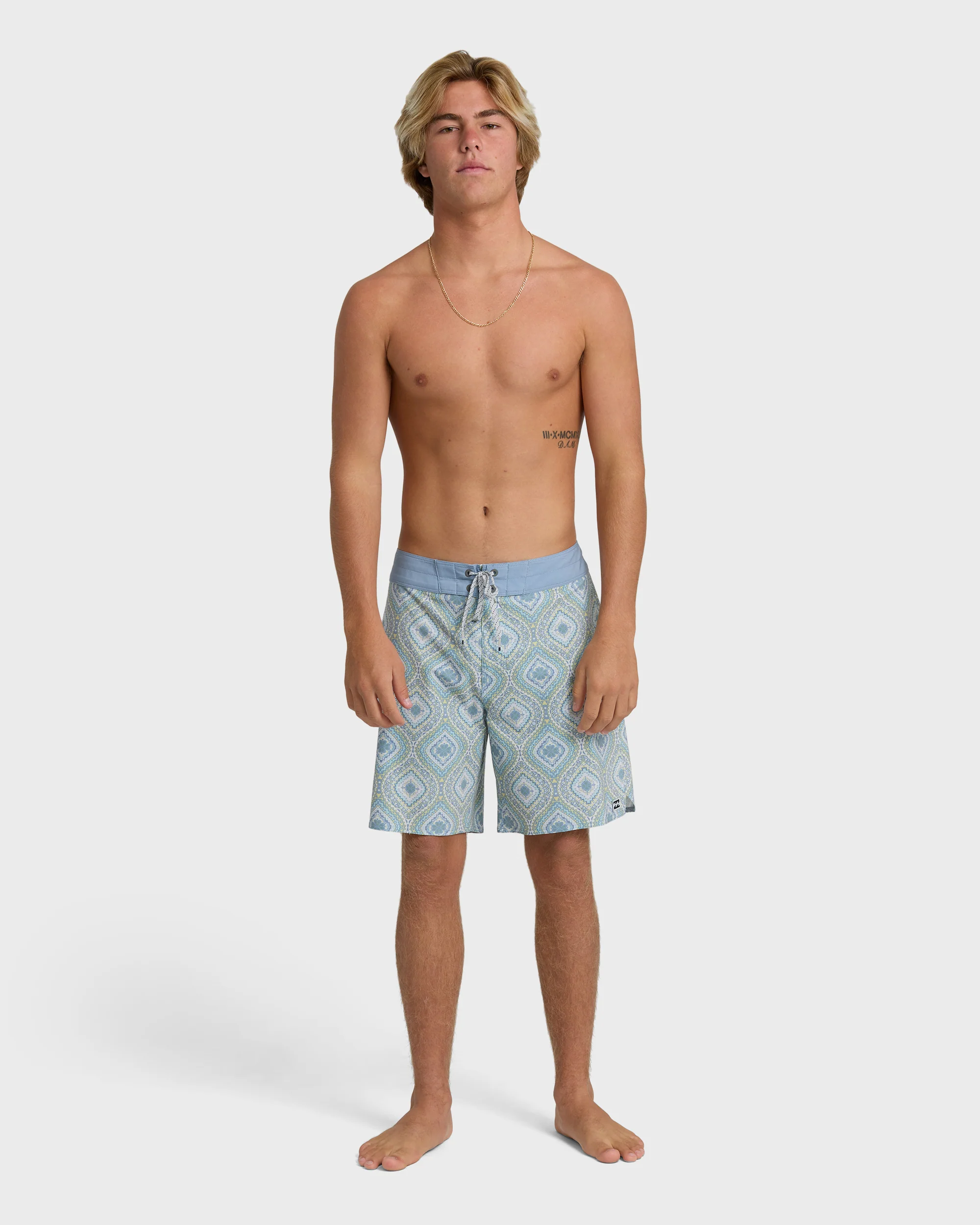 Good Times Pro 18" Boardshorts - Fog Gray Multi - Fog Gray