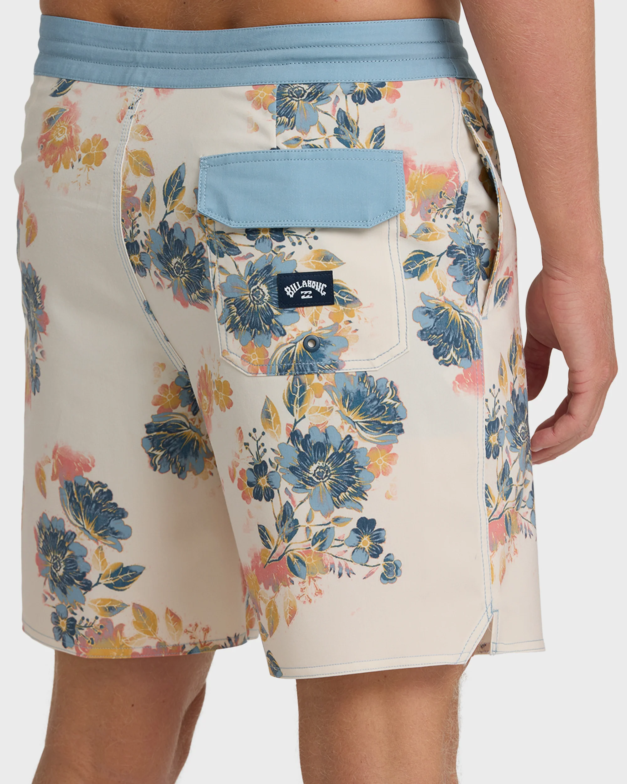 Good Times Lo Tide 18" Boardshorts - Oatmeal Multi - Oatmeal