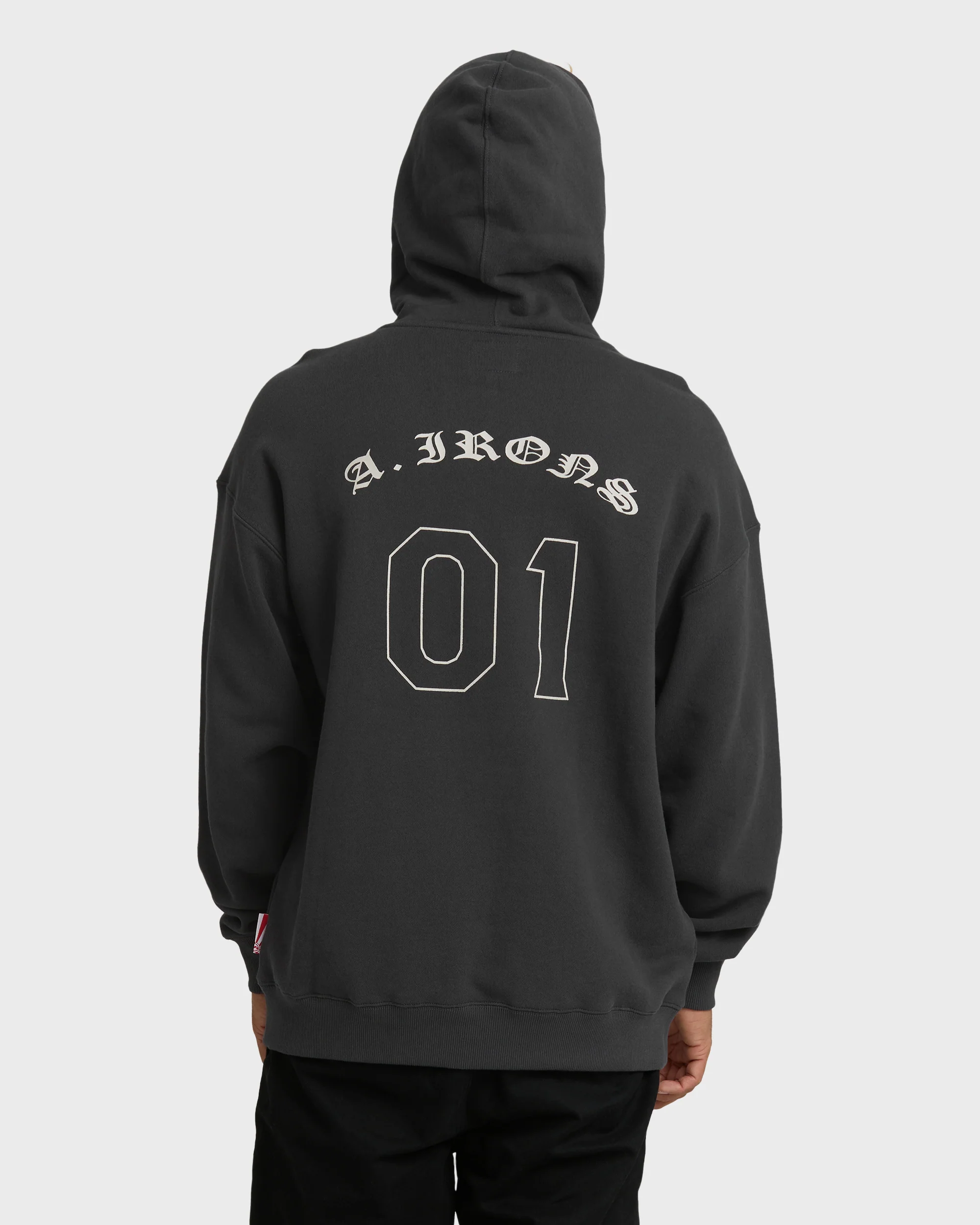 A.I. Forever Applique Hoodie - Black