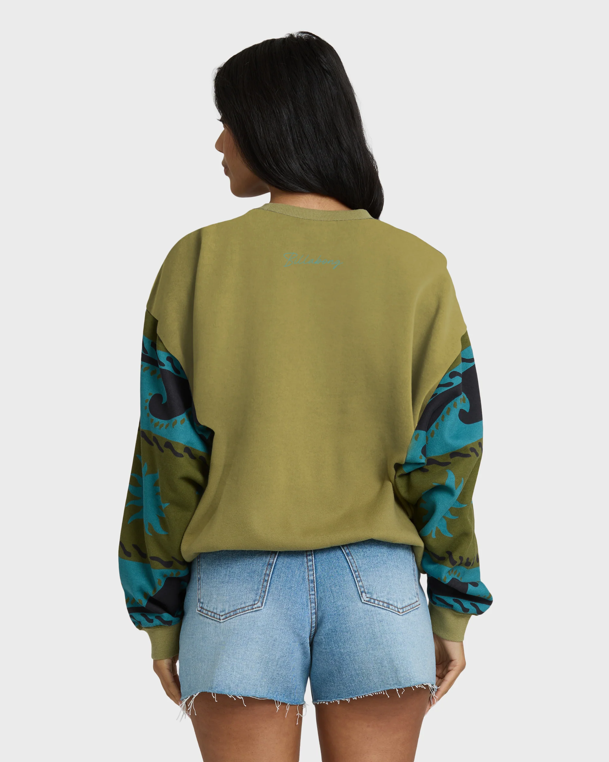Split Palm Kendal Crewneck Sweatshirt - Cedar