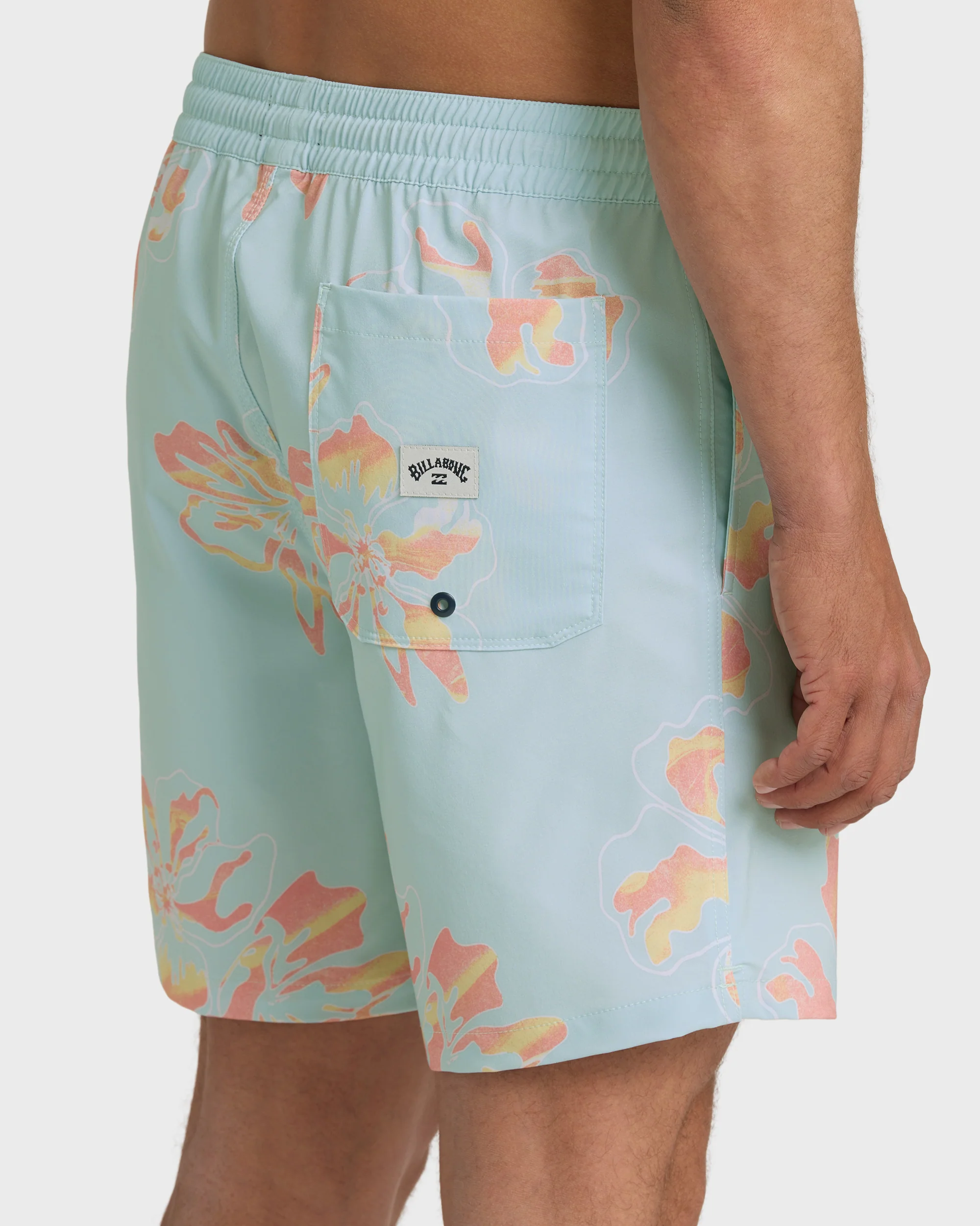 Seventy Three Layback 16" Trunks - Dusty Blue
