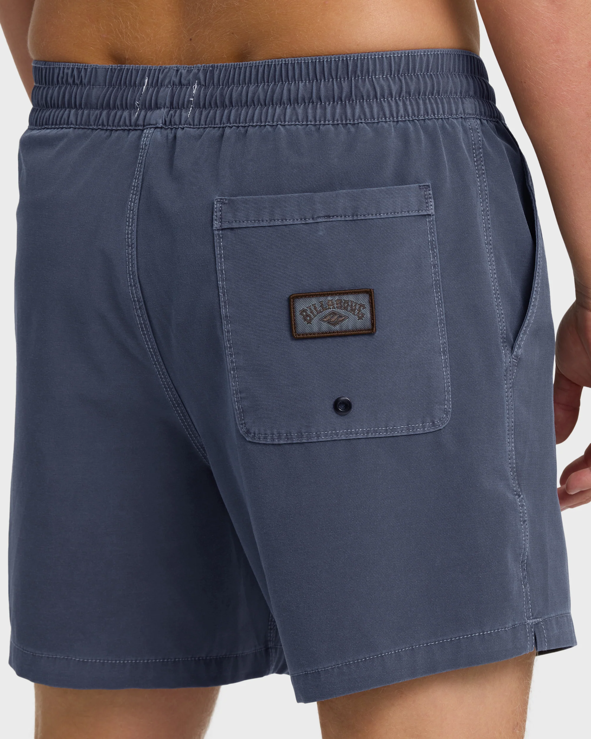 Every Other Day Wave Washed Layback 16" Trunks - Graystone