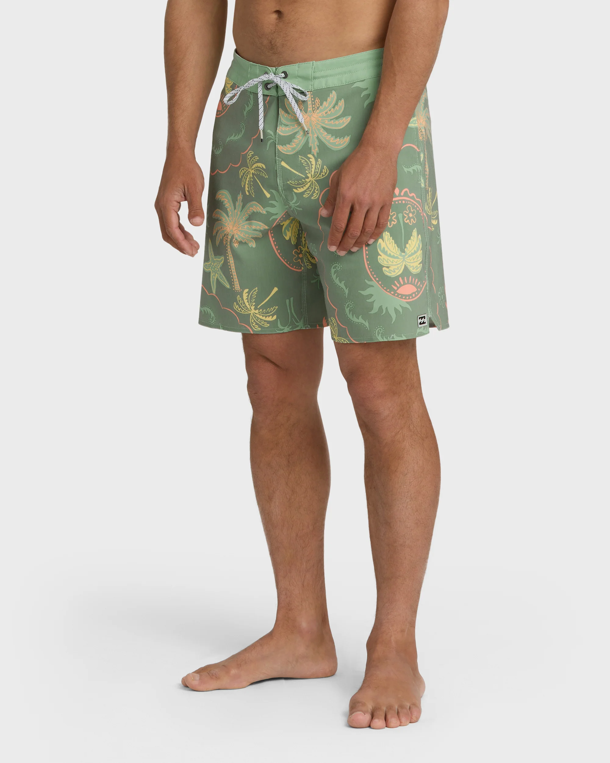 Good Times Lo Tide 18" Boardshorts - Sea Spray Multi - Sea Spray