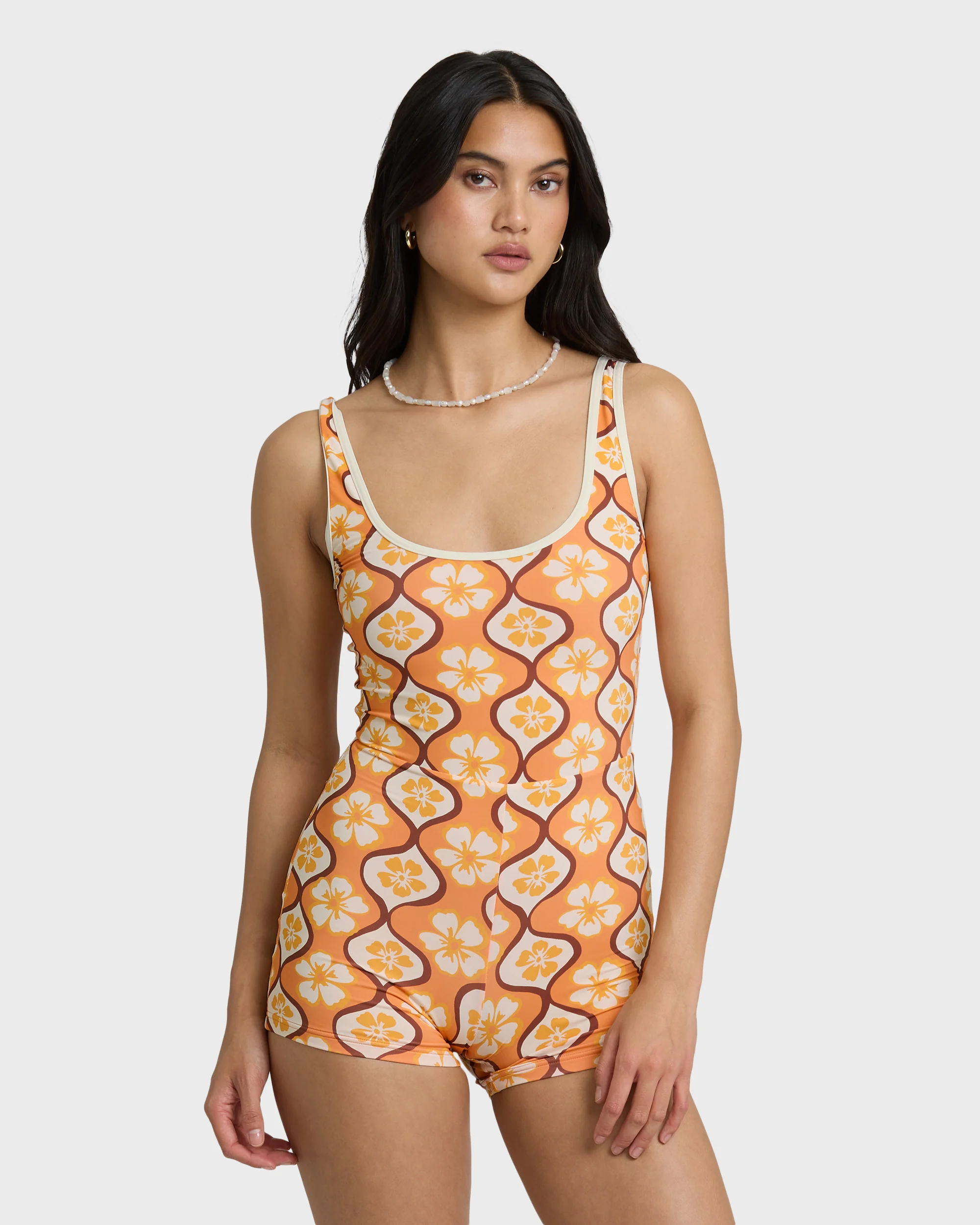 2237-sol-groove-retro-surf-suit-tangerine-1.webp Sol Groove Retro Surf Suit - Tangerine