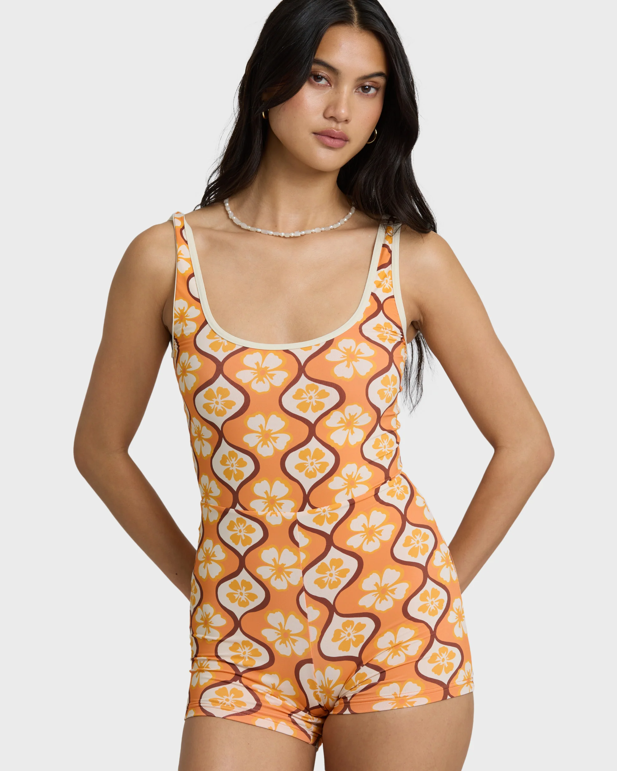 2237-sol-groove-retro-surf-suit-tangerine-7.webp Sol Groove Retro Surf Suit - Tangerine